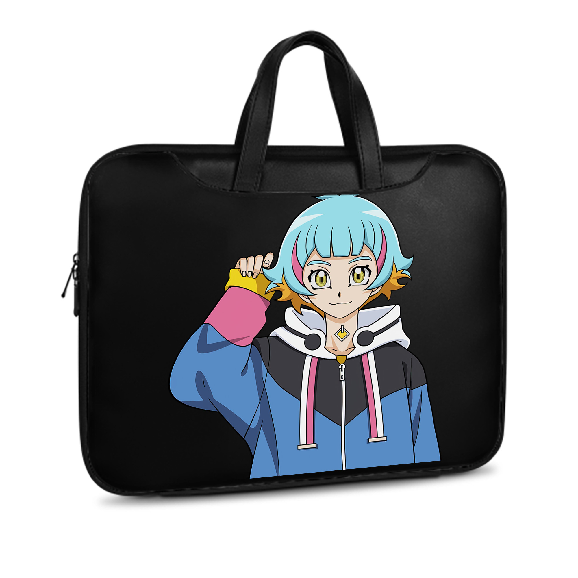 （画像用） 遊☆戯☆王 Yu-Gi-Oh! レザーラップトップバッグ　ノートパソコンケース