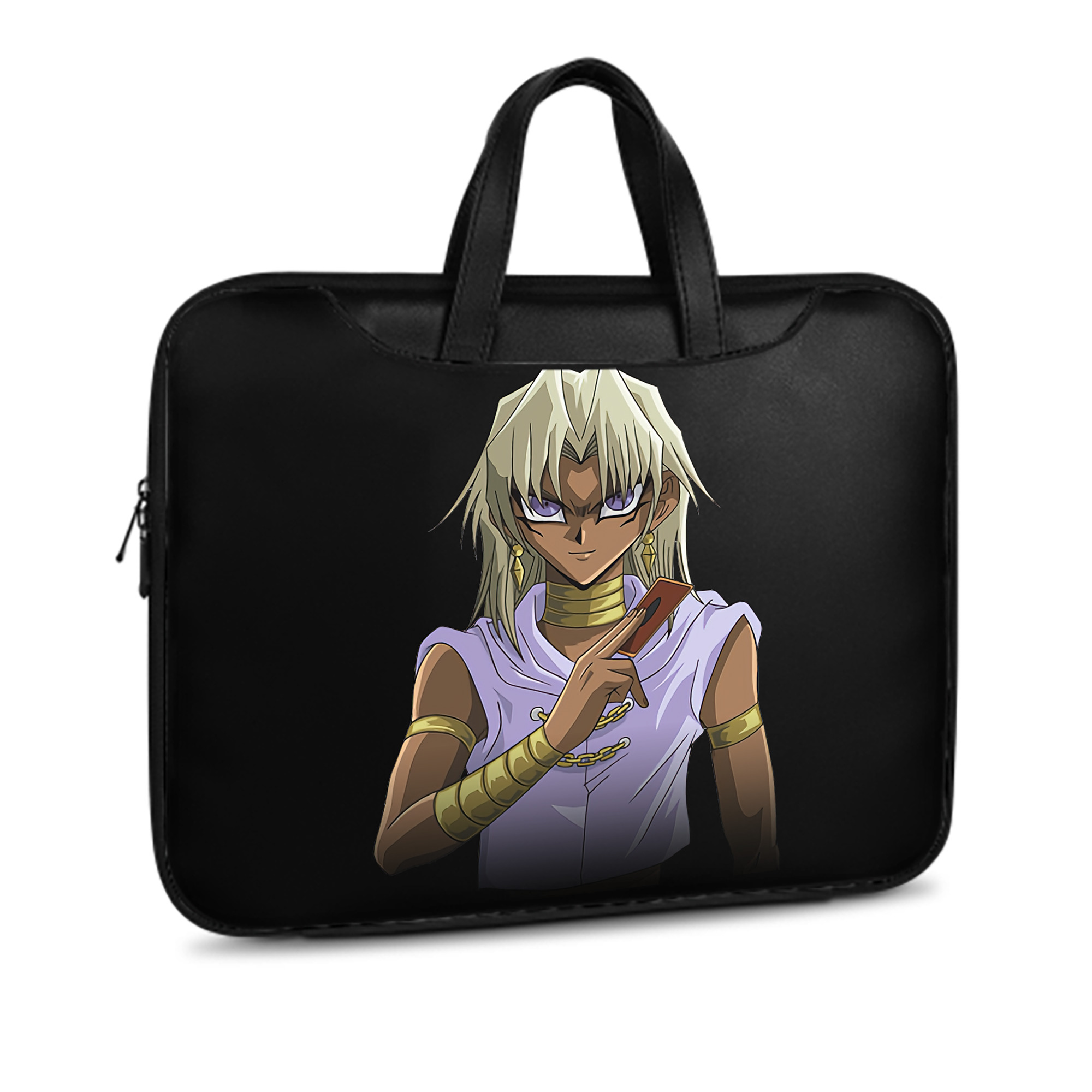 （画像用） 遊☆戯☆王 Yu-Gi-Oh! レザーラップトップバッグ　ノートパソコンケース