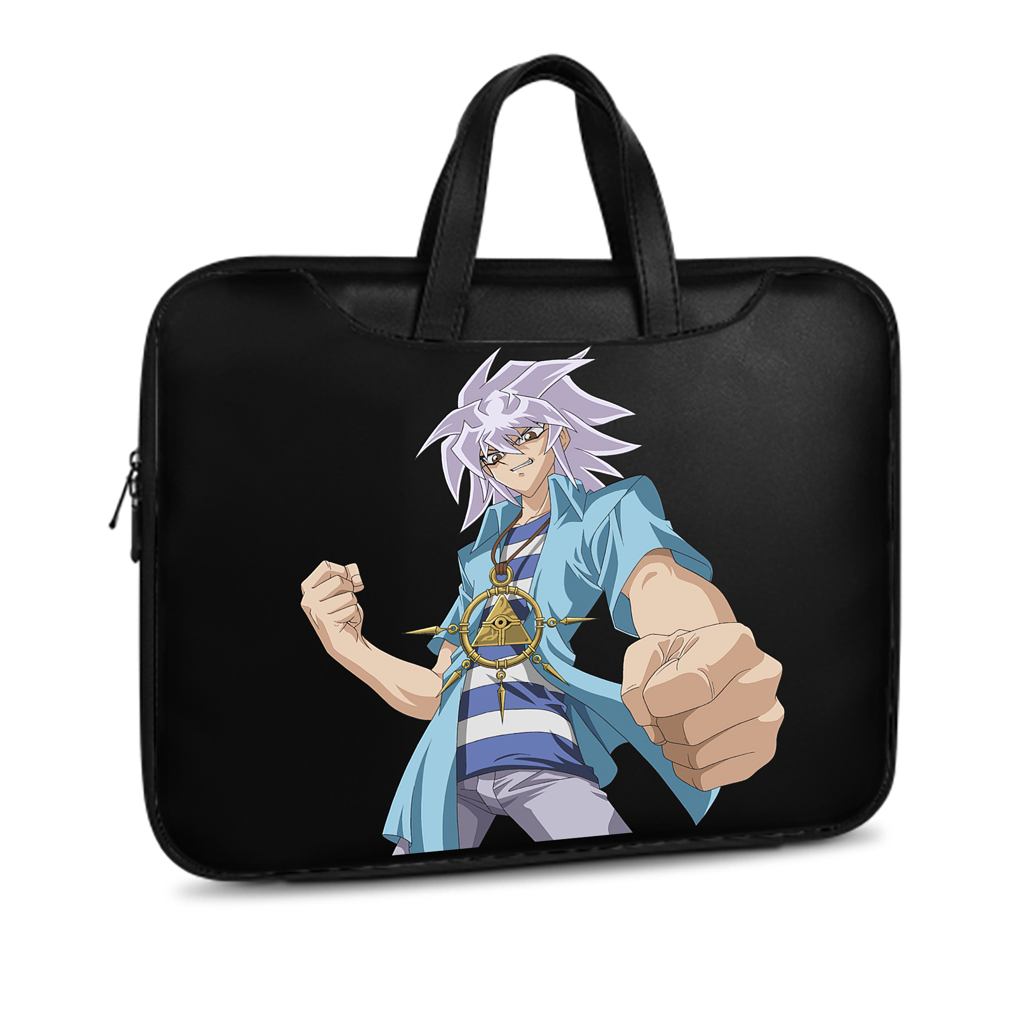 （画像用） 遊☆戯☆王 Yu-Gi-Oh! レザーラップトップバッグ　ノートパソコンケース
