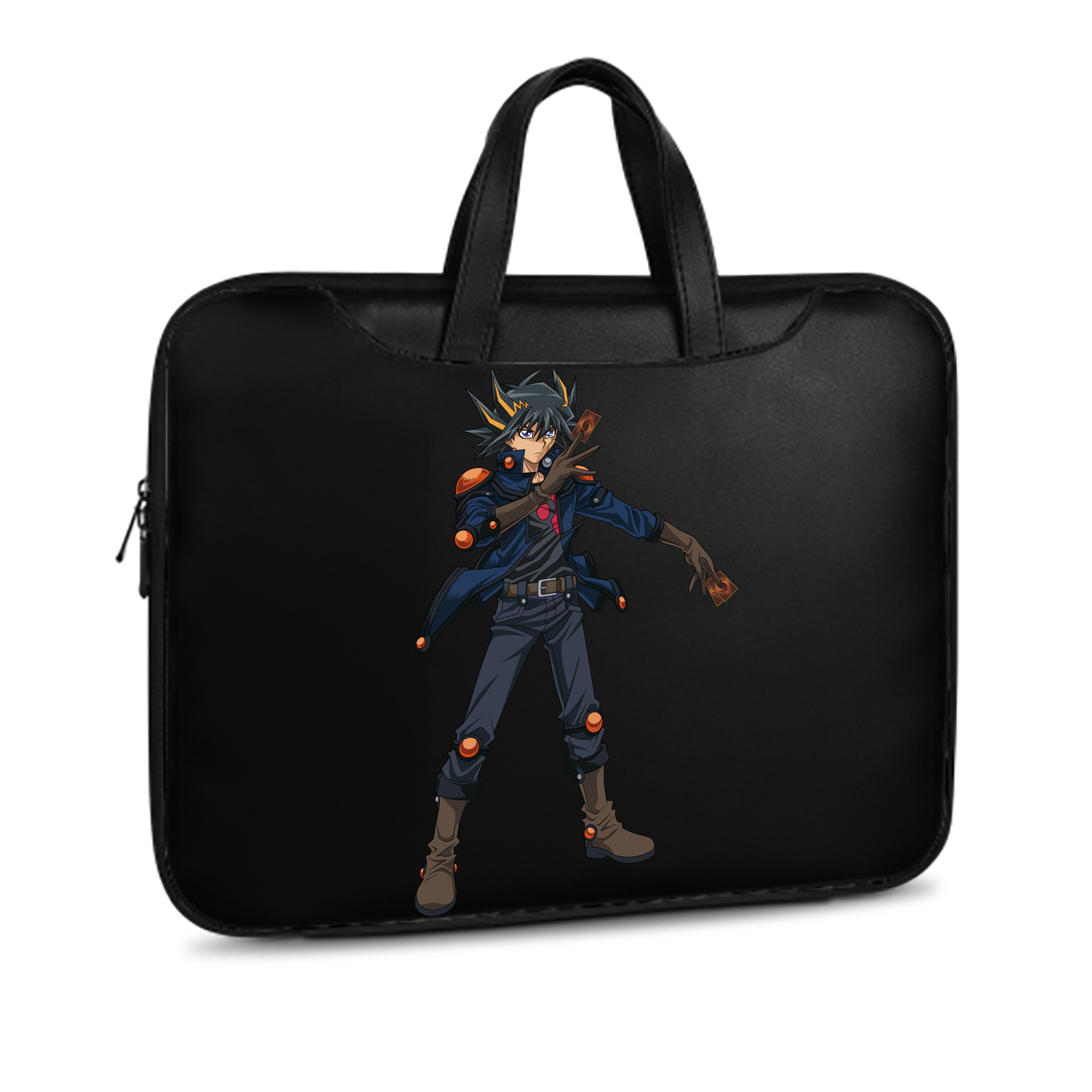 （画像用） 遊☆戯☆王 Yu-Gi-Oh! レザーラップトップバッグ　ノートパソコンケース