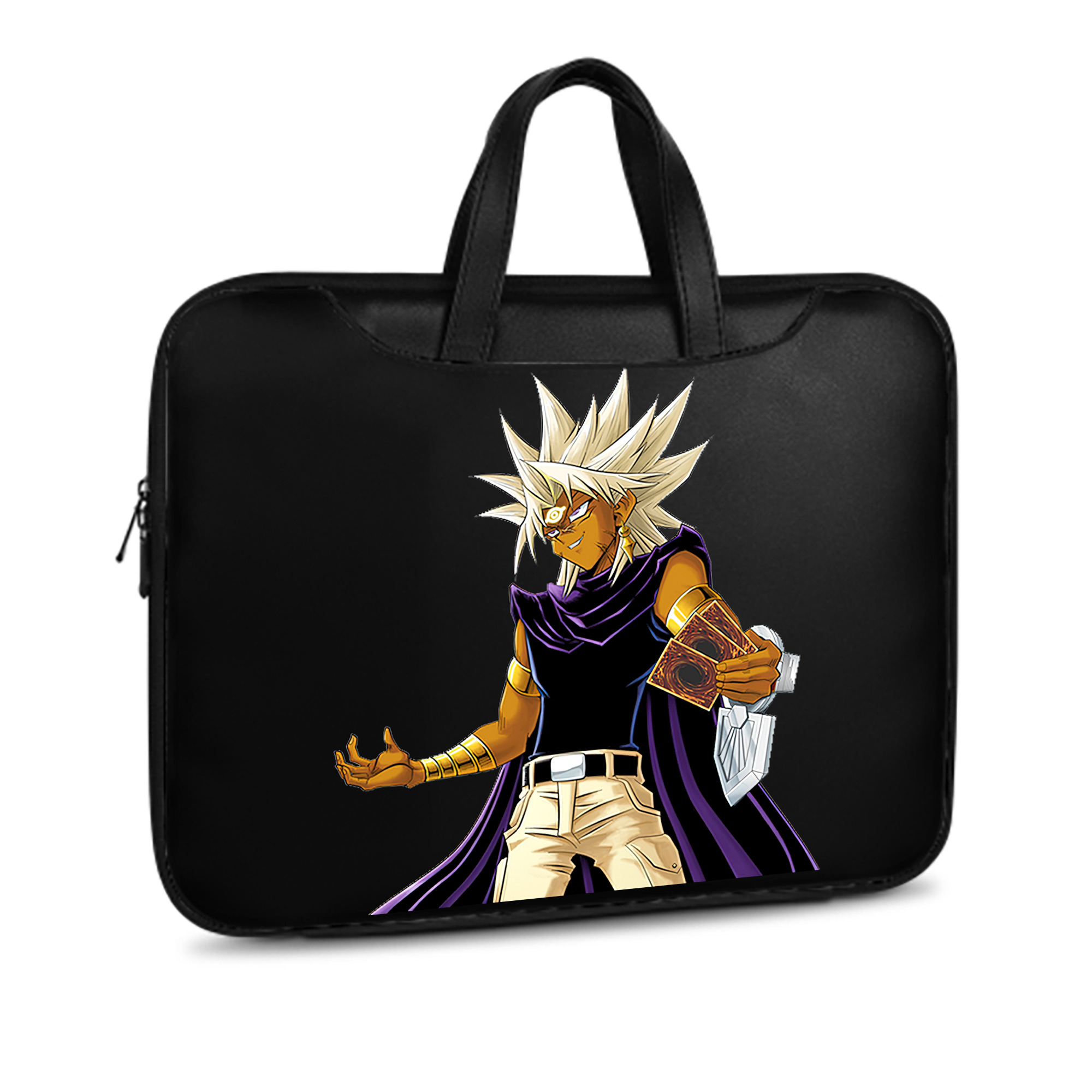 （画像用） 遊☆戯☆王 Yu-Gi-Oh! レザーラップトップバッグ　ノートパソコンケース
