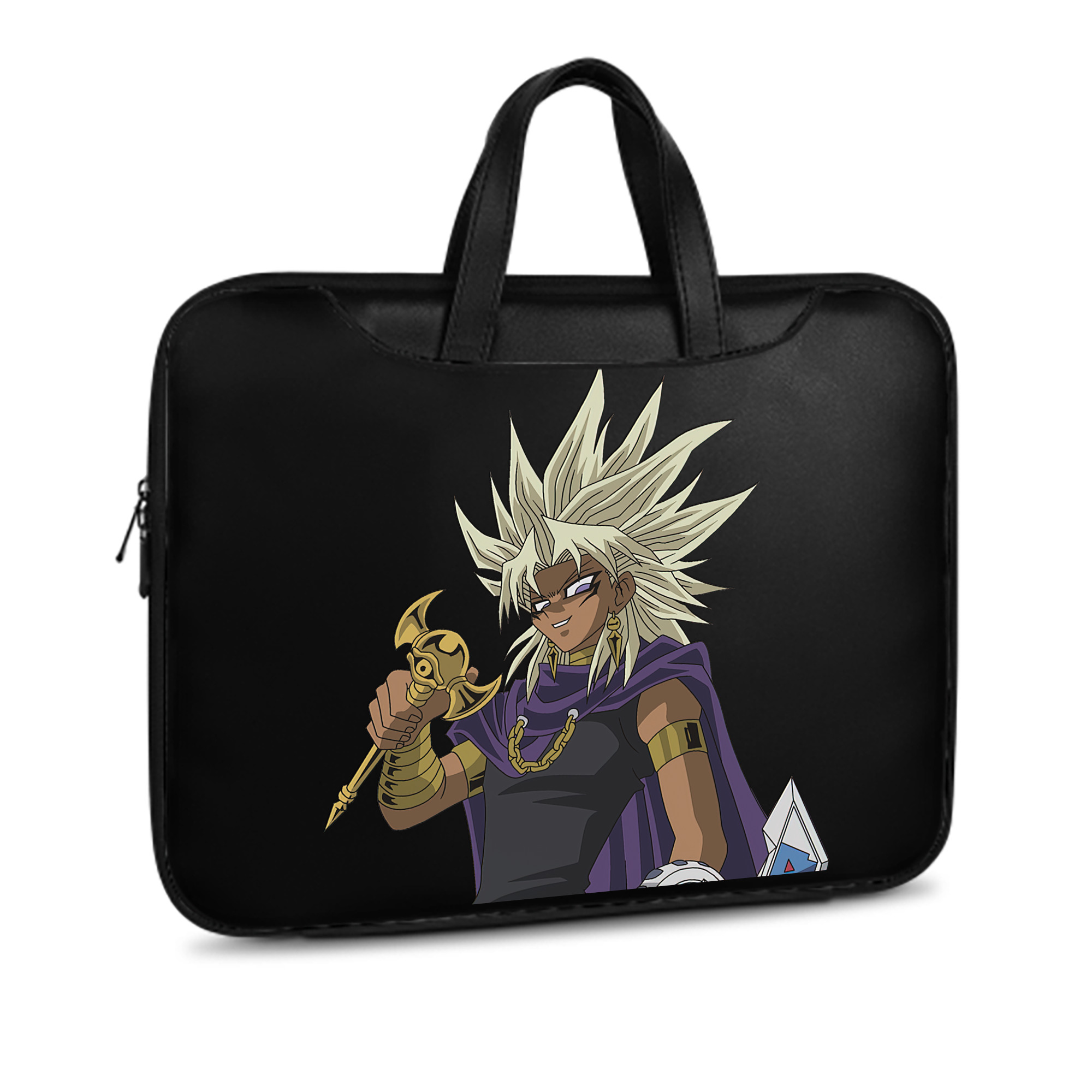 （画像用） 遊☆戯☆王 Yu-Gi-Oh! レザーラップトップバッグ　ノートパソコンケース