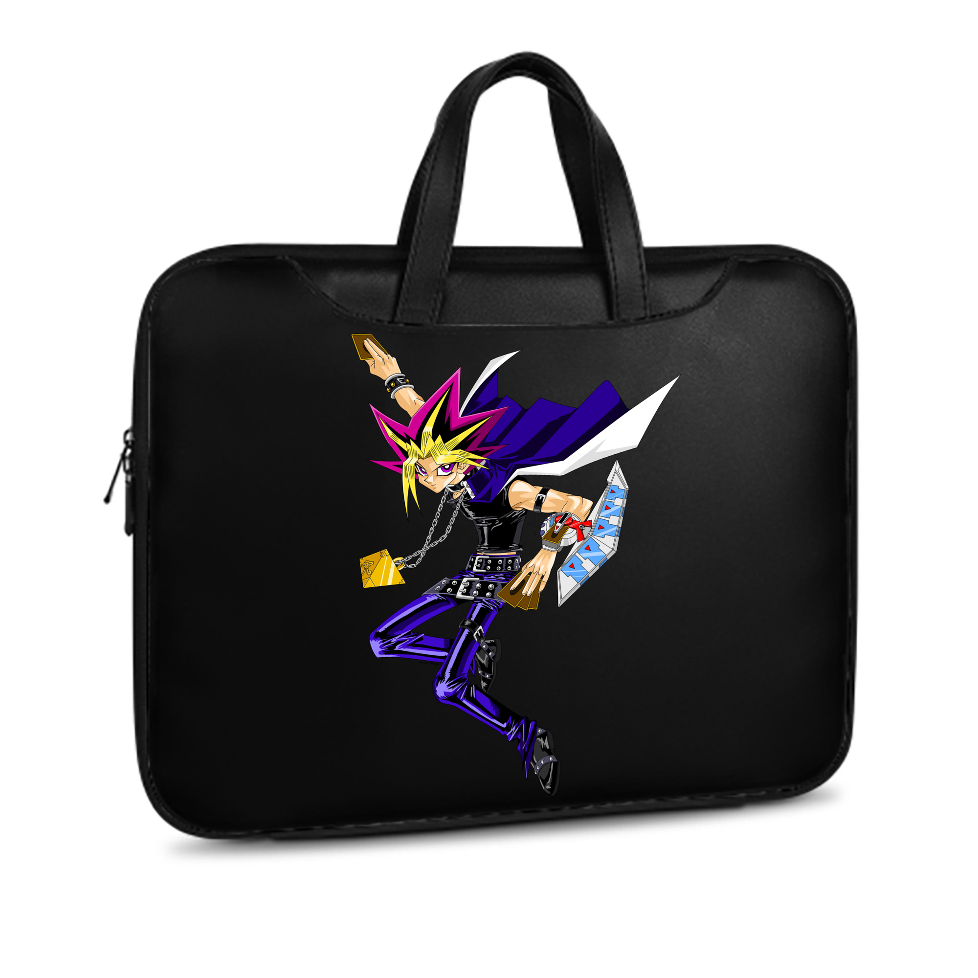 （画像用） 遊☆戯☆王 Yu-Gi-Oh! レザーラップトップバッグ　ノートパソコンケース