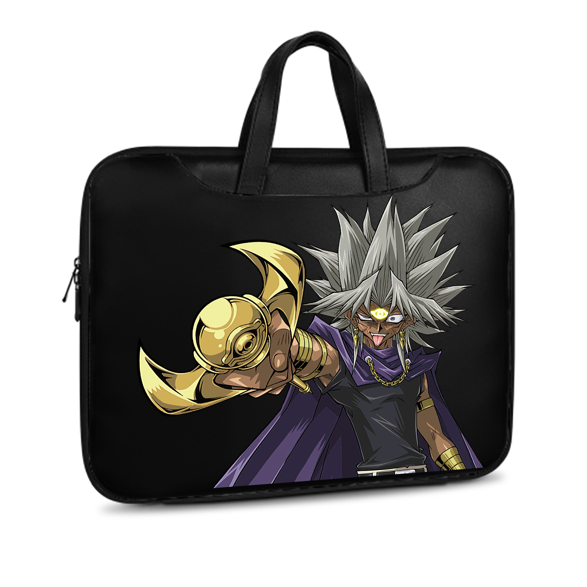 （画像用） 遊☆戯☆王 Yu-Gi-Oh! レザーラップトップバッグ　ノートパソコンケース