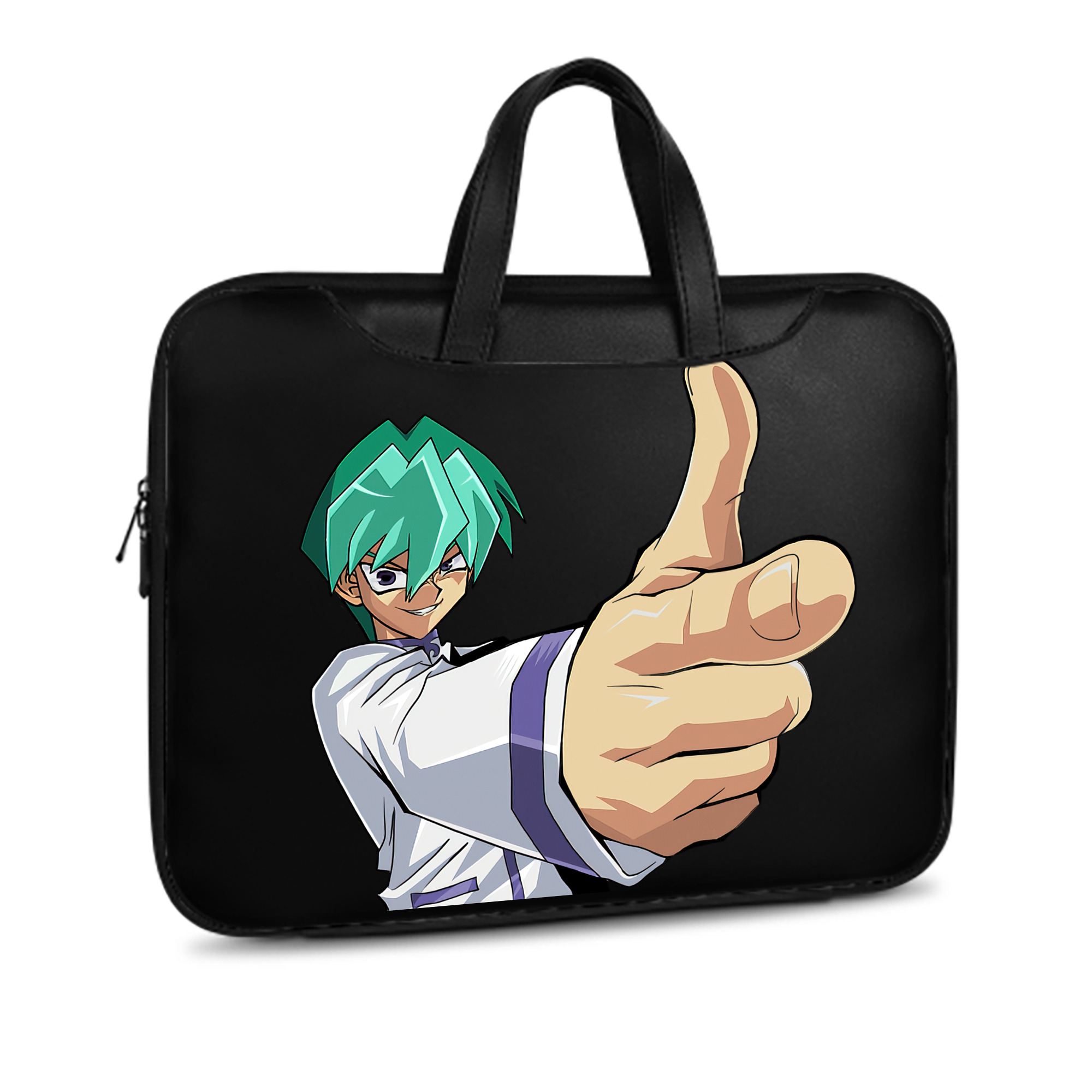 （画像用） 遊☆戯☆王 Yu-Gi-Oh! レザーラップトップバッグ　ノートパソコンケース