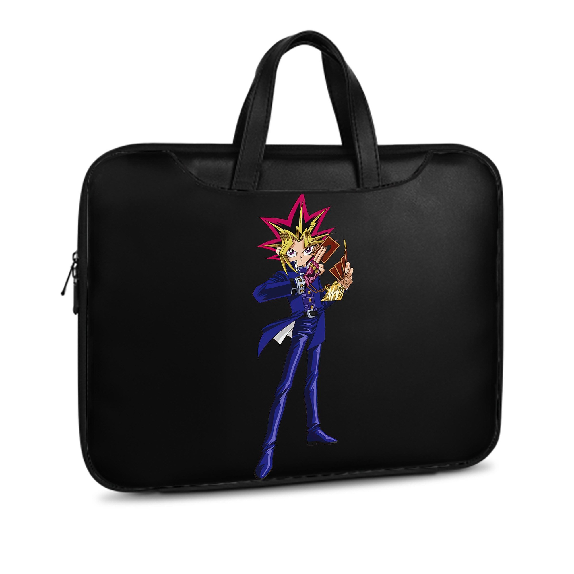 （画像用） 遊☆戯☆王 Yu-Gi-Oh! レザーラップトップバッグ　ノートパソコンケース