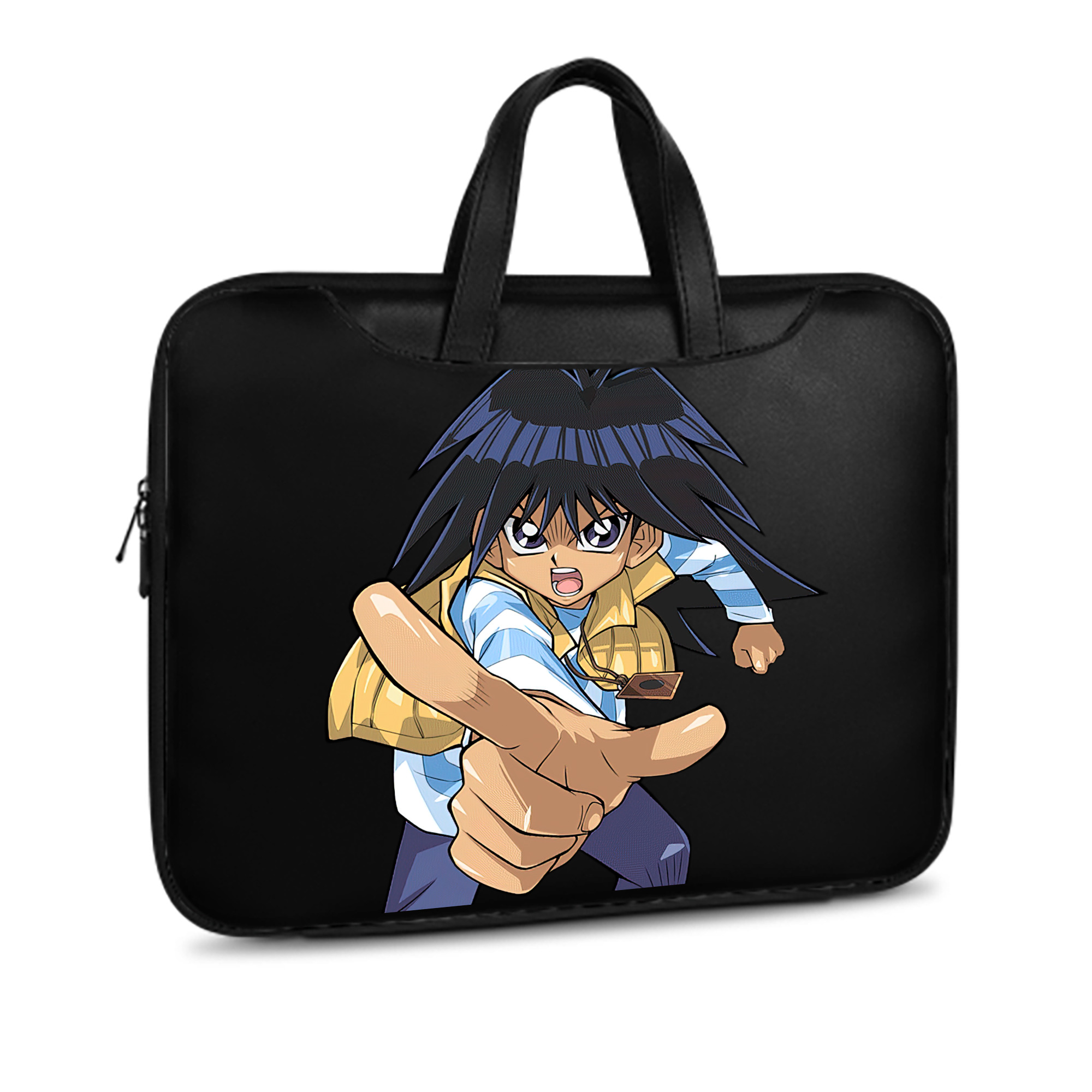 （画像用） 遊☆戯☆王 Yu-Gi-Oh! レザーラップトップバッグ　ノートパソコンケース