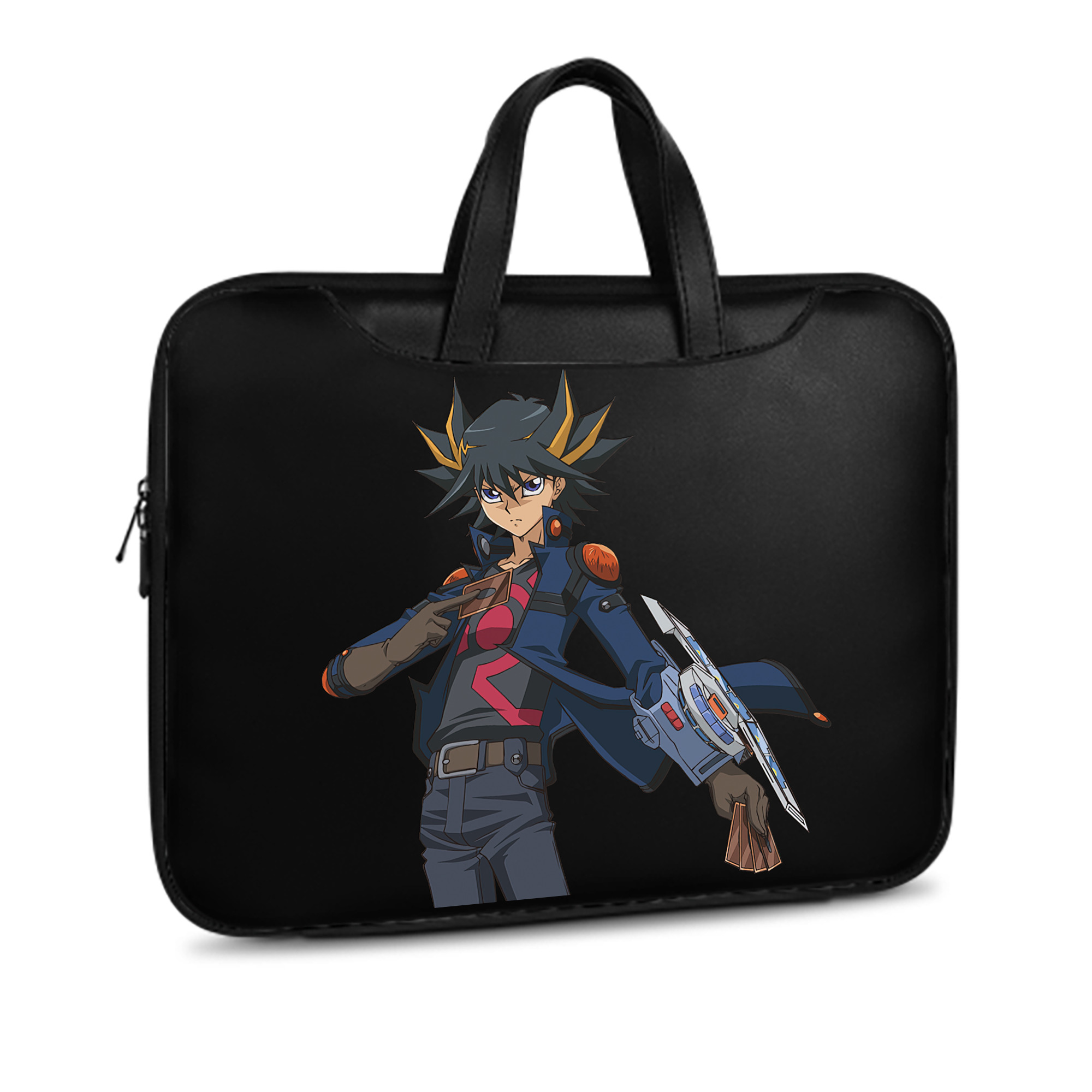 （画像用） 遊☆戯☆王 Yu-Gi-Oh! レザーラップトップバッグ　ノートパソコンケース