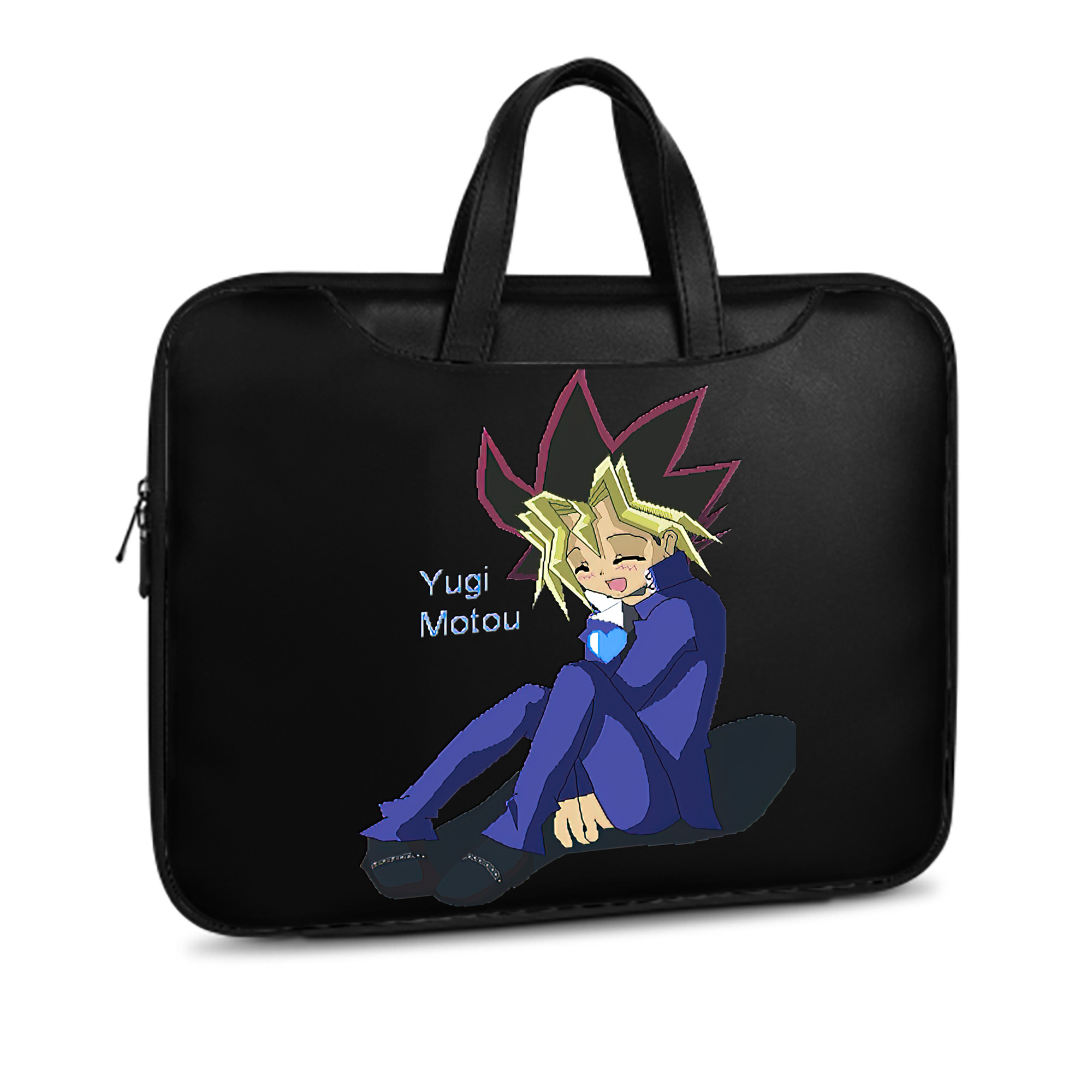 （画像用） 遊☆戯☆王 Yu-Gi-Oh! レザーラップトップバッグ　ノートパソコンケース