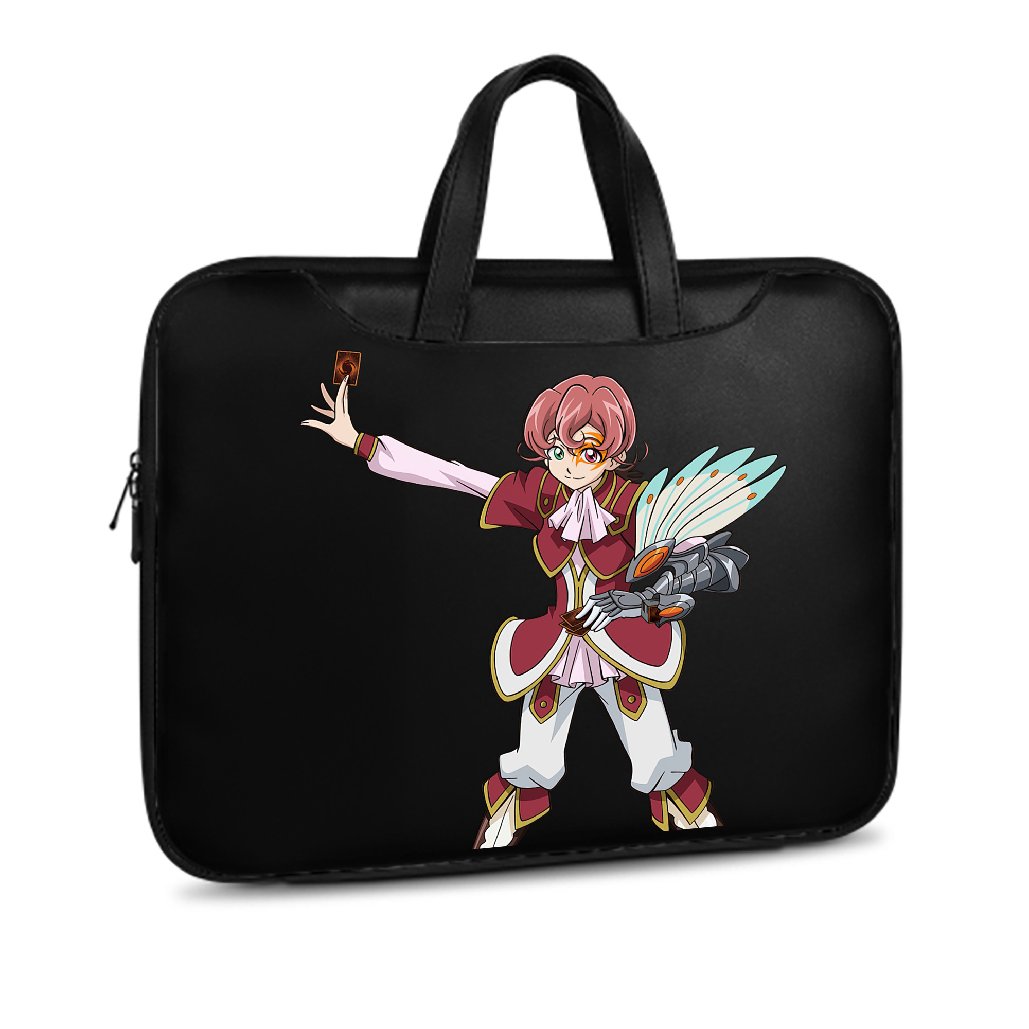 （画像用） 遊☆戯☆王 Yu-Gi-Oh! レザーラップトップバッグ　ノートパソコンケース