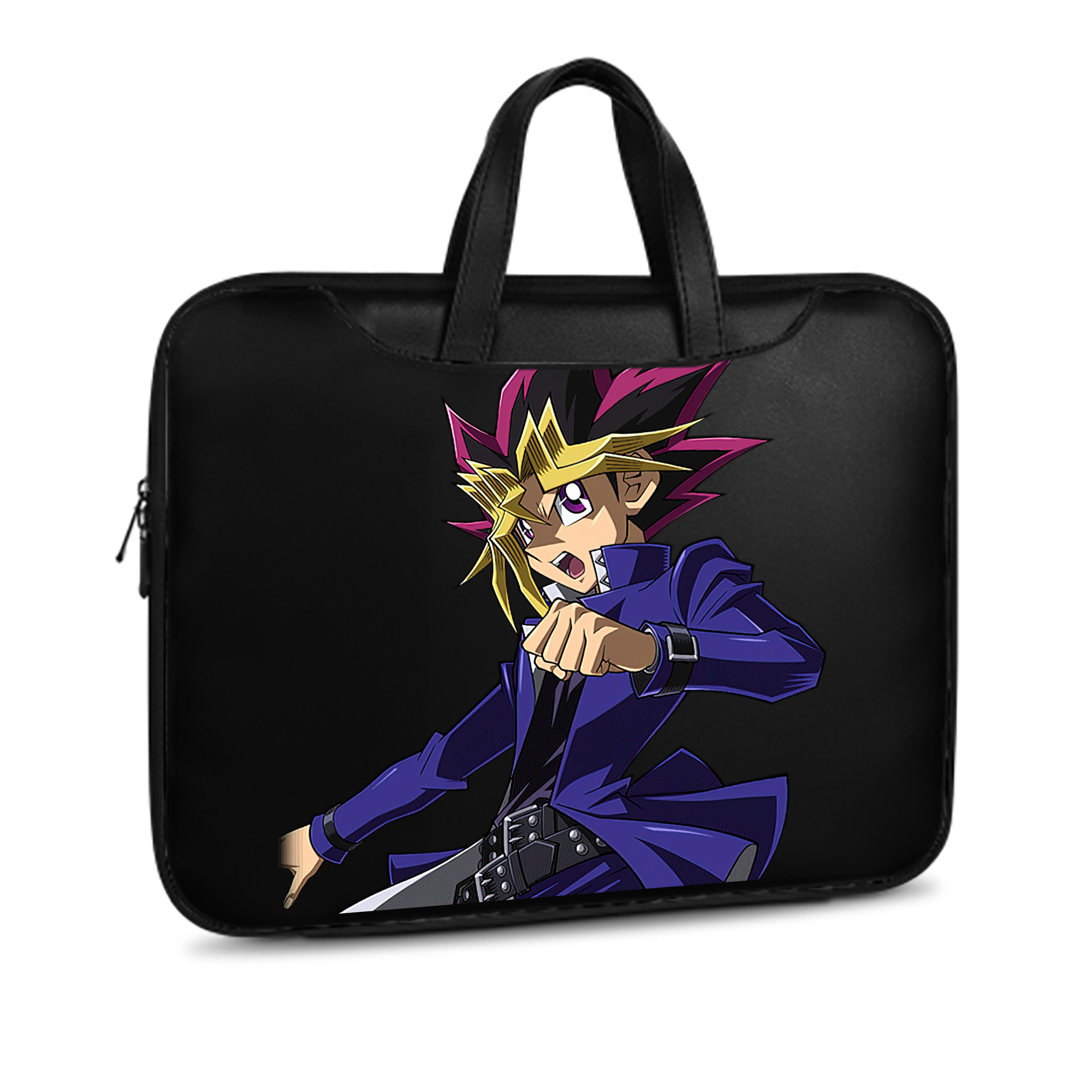 （画像用） 遊☆戯☆王 Yu-Gi-Oh! レザーラップトップバッグ　ノートパソコンケース