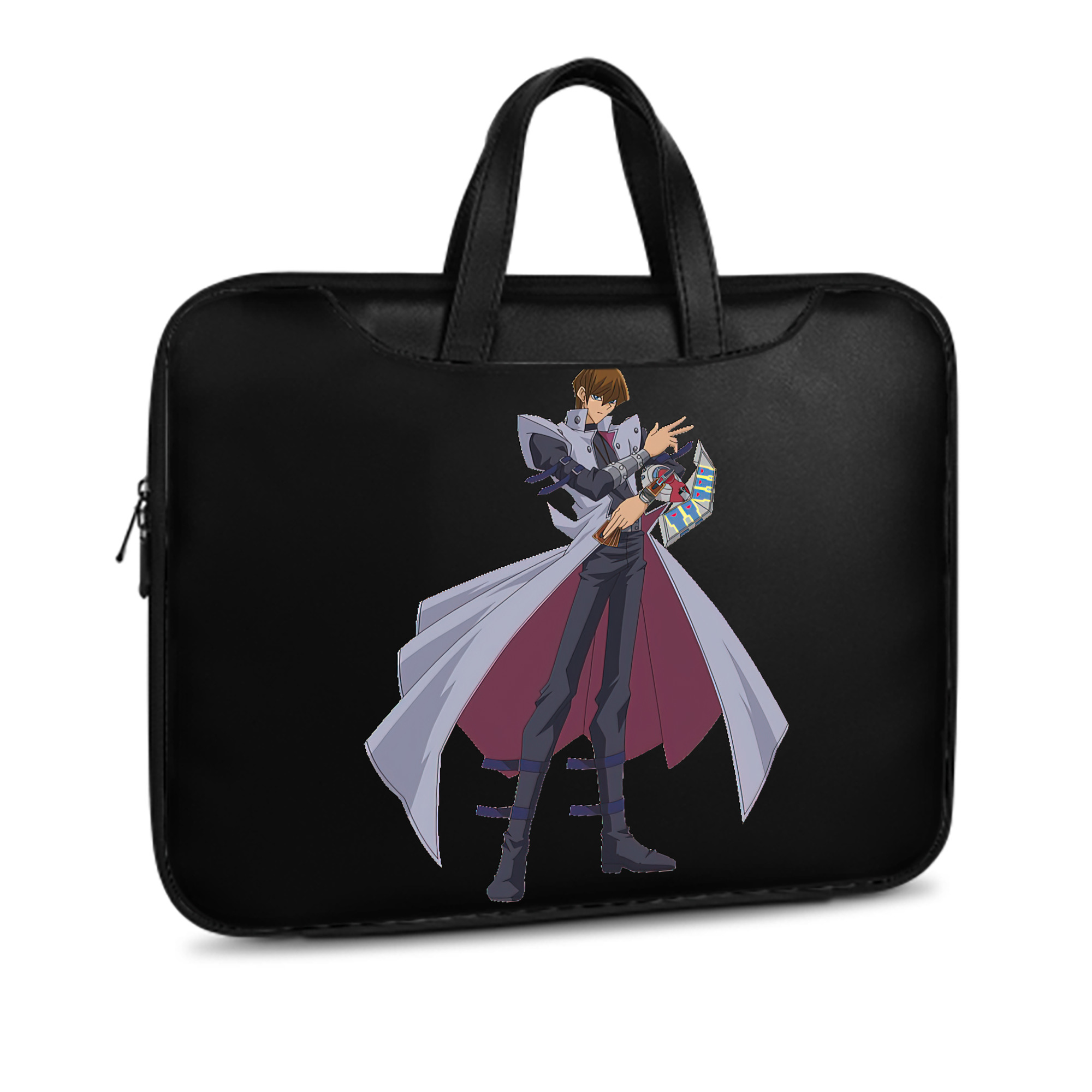 （画像用） 遊☆戯☆王 Yu-Gi-Oh! レザーラップトップバッグ　ノートパソコンケース