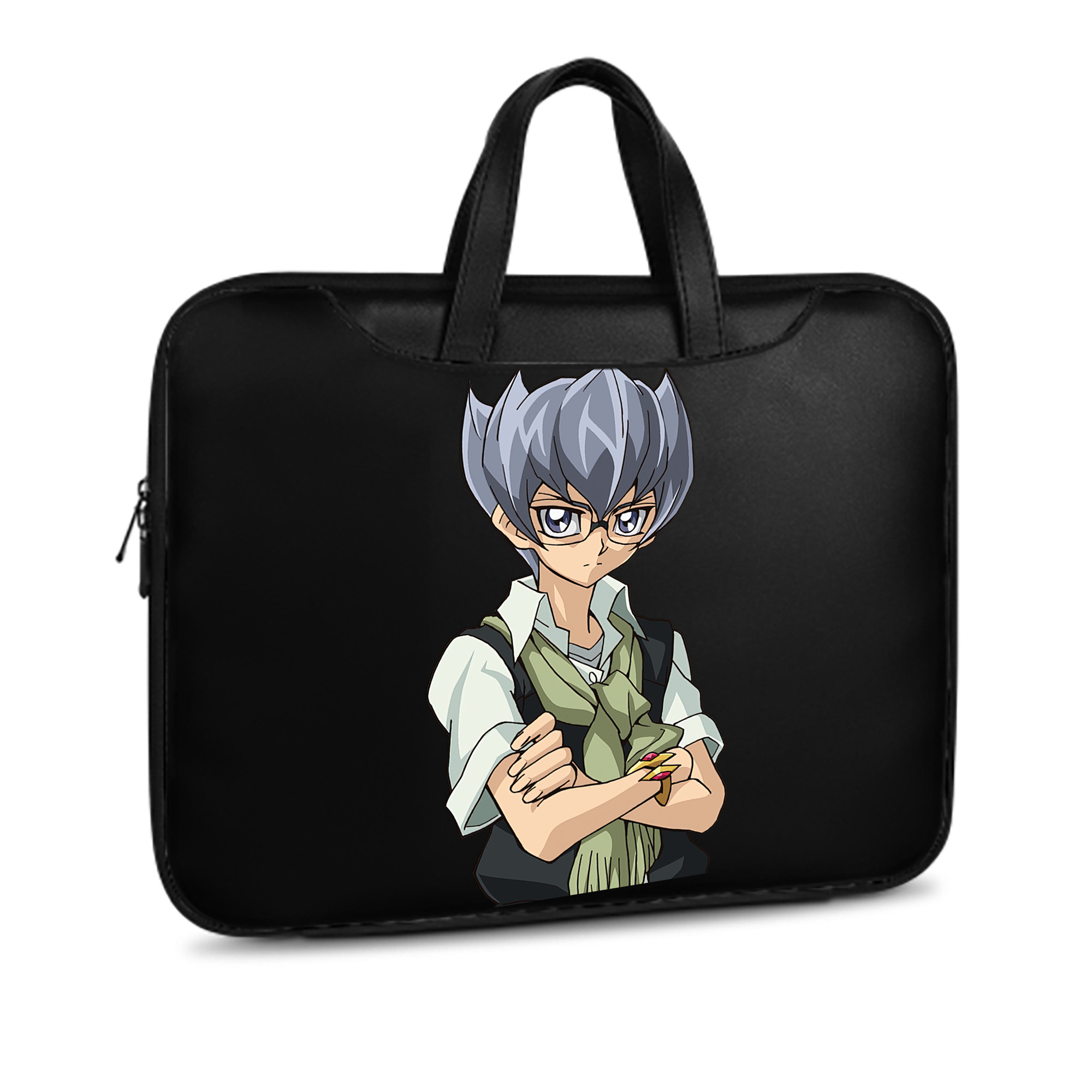 （画像用） 遊☆戯☆王 Yu-Gi-Oh! レザーラップトップバッグ　ノートパソコンケース