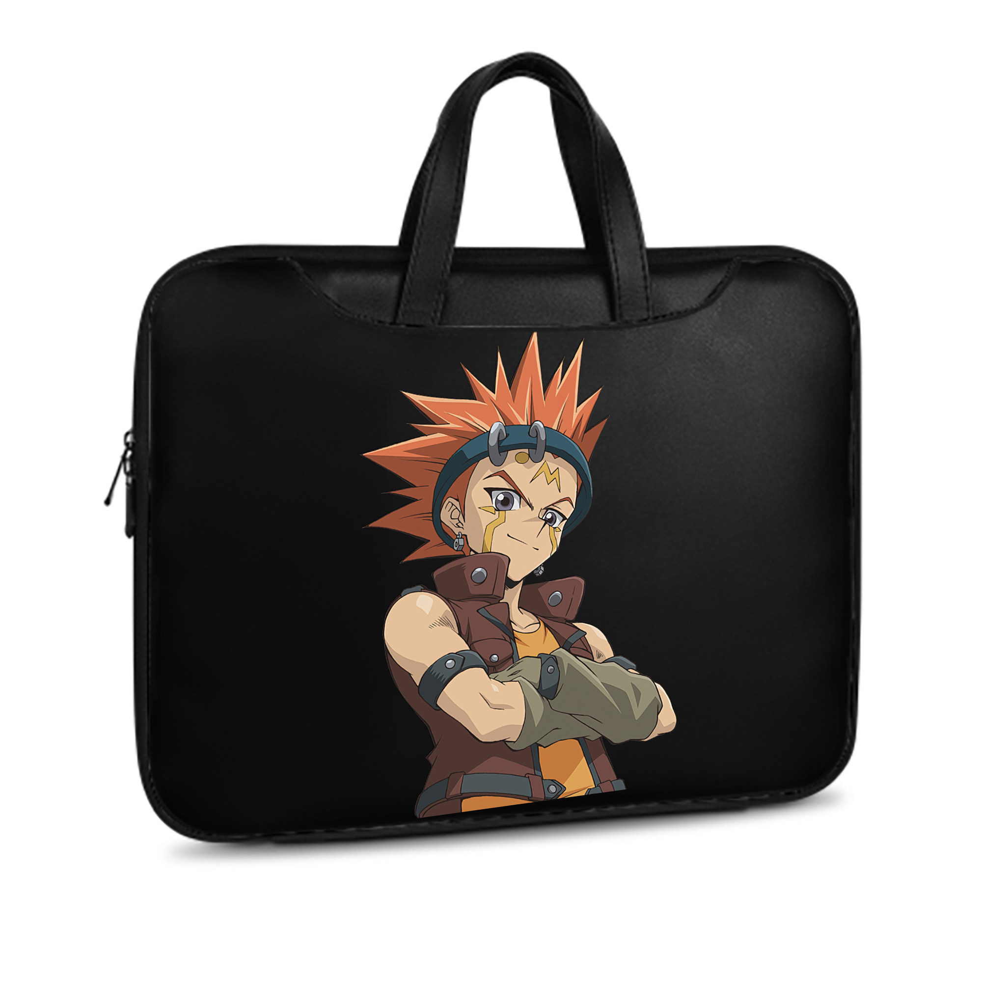 （画像用） 遊☆戯☆王 Yu-Gi-Oh! レザーラップトップバッグ　ノートパソコンケース