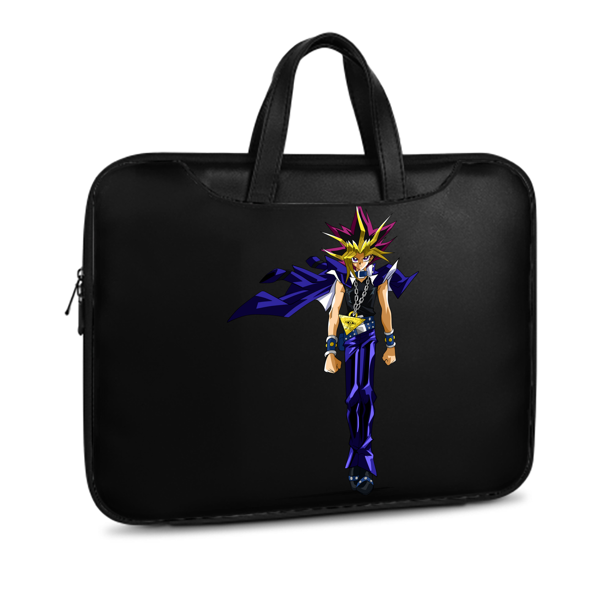 （画像用） 遊☆戯☆王 Yu-Gi-Oh! レザーラップトップバッグ　ノートパソコンケース