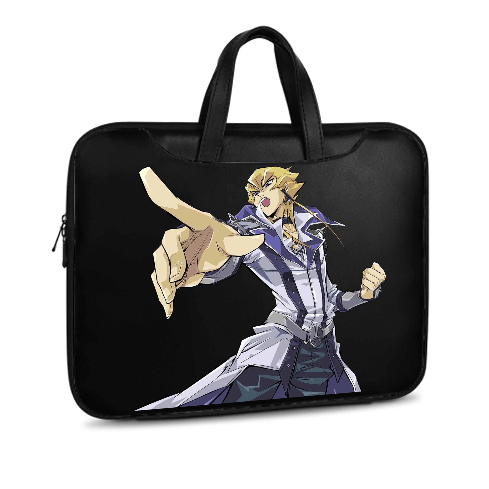 （画像用） 遊☆戯☆王 Yu-Gi-Oh! レザーラップトップバッグ　ノートパソコンケース