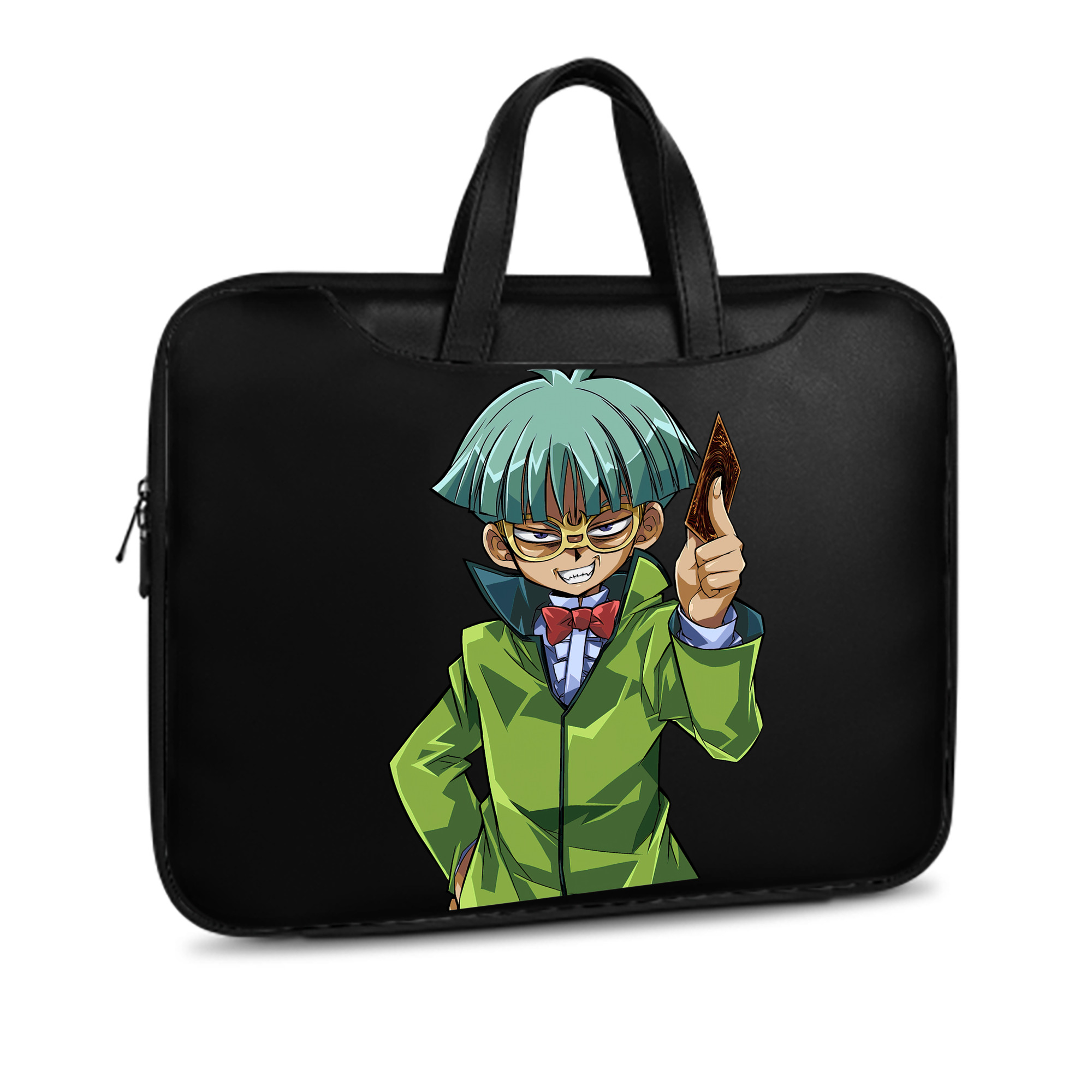 （画像用） 遊☆戯☆王 Yu-Gi-Oh! レザーラップトップバッグ　ノートパソコンケース