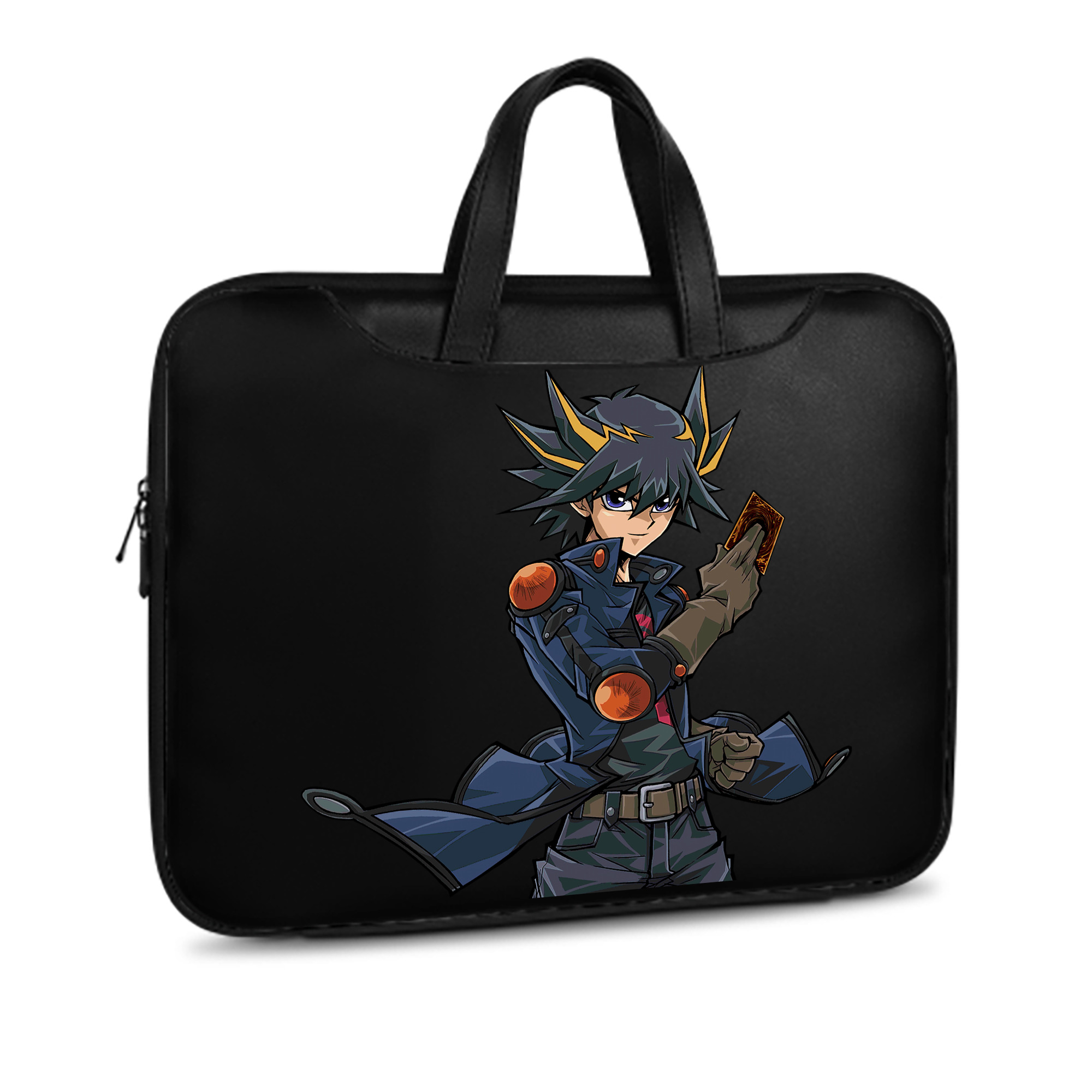 （画像用） 遊☆戯☆王 Yu-Gi-Oh! レザーラップトップバッグ　ノートパソコンケース