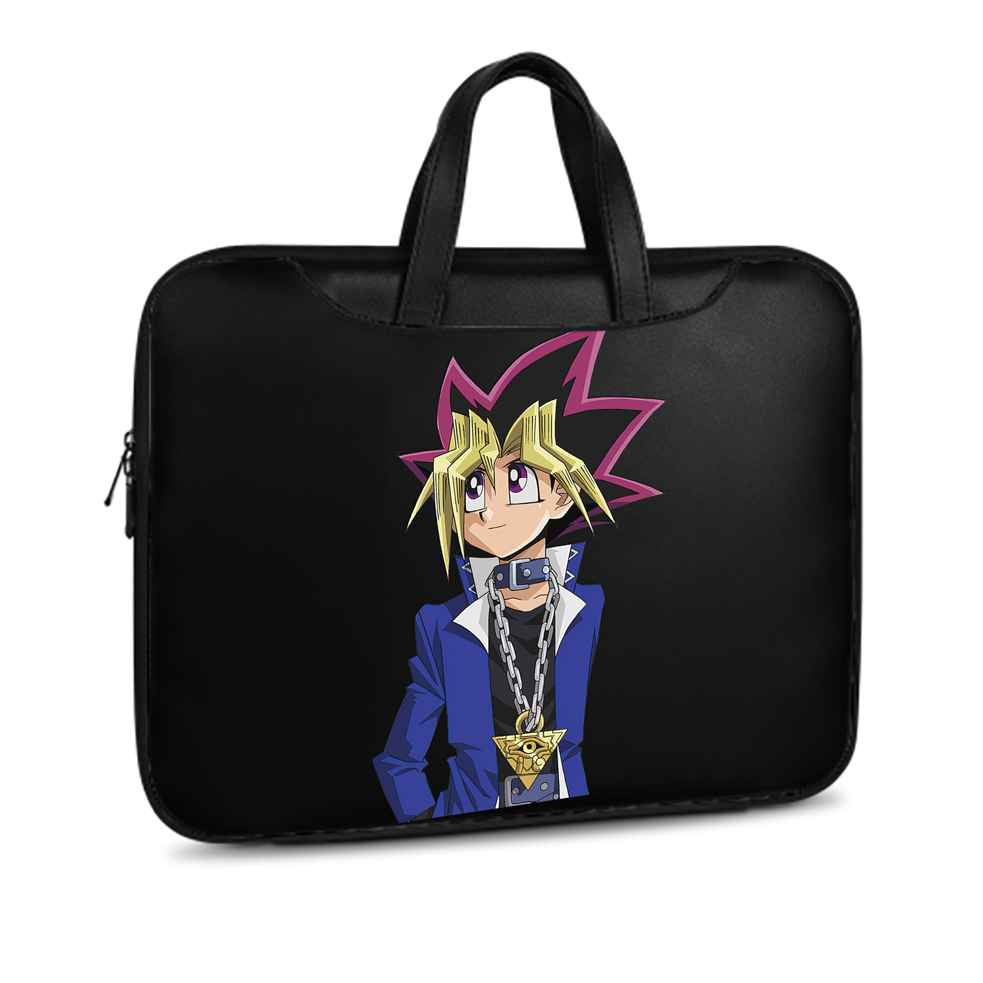 （画像用） 遊☆戯☆王 Yu-Gi-Oh! レザーラップトップバッグ　ノートパソコンケース