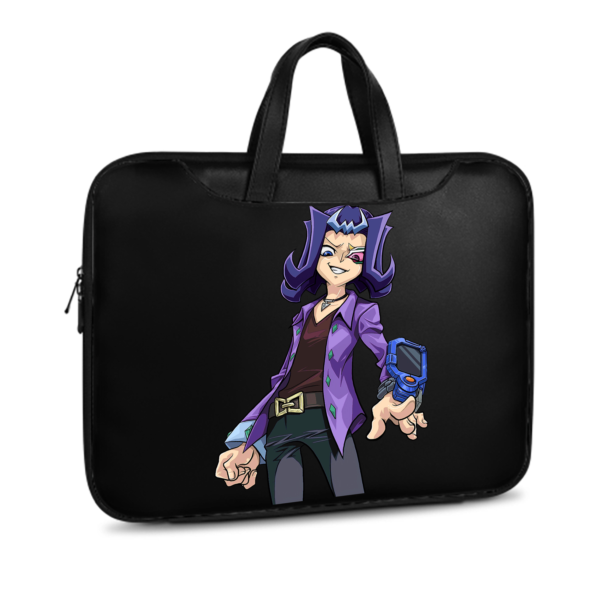 （画像用） 遊☆戯☆王 Yu-Gi-Oh! レザーラップトップバッグ　ノートパソコンケース
