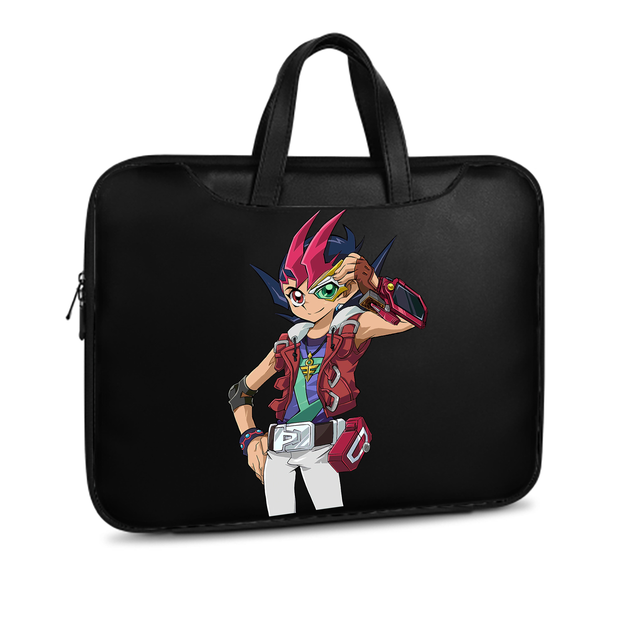 （画像用） 遊☆戯☆王 Yu-Gi-Oh! レザーラップトップバッグ　ノートパソコンケース