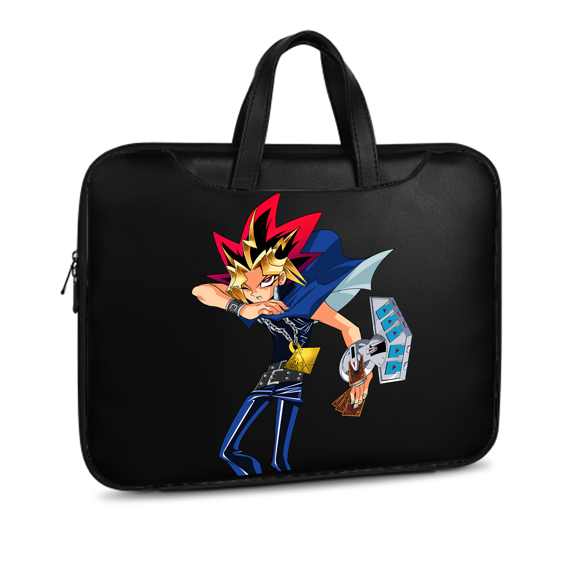 （画像用） 遊☆戯☆王 Yu-Gi-Oh! レザーラップトップバッグ　ノートパソコンケース