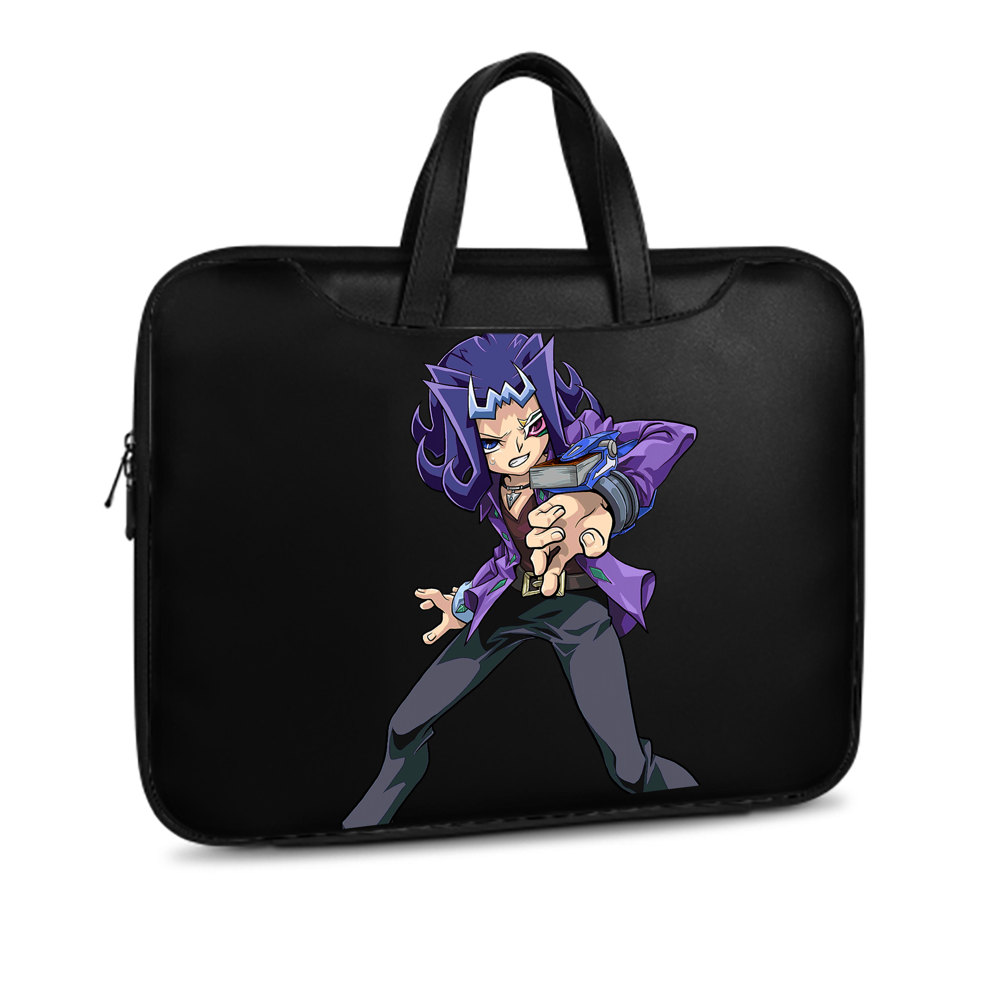 （画像用） 遊☆戯☆王 Yu-Gi-Oh! レザーラップトップバッグ　ノートパソコンケース