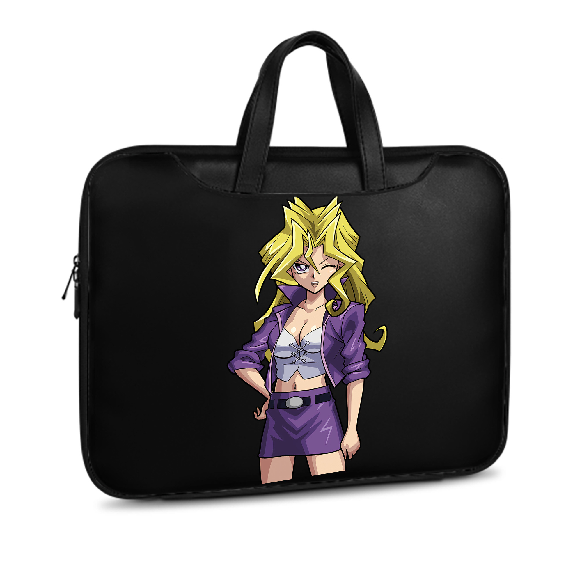 （画像用） 遊☆戯☆王 Yu-Gi-Oh! レザーラップトップバッグ　ノートパソコンケース