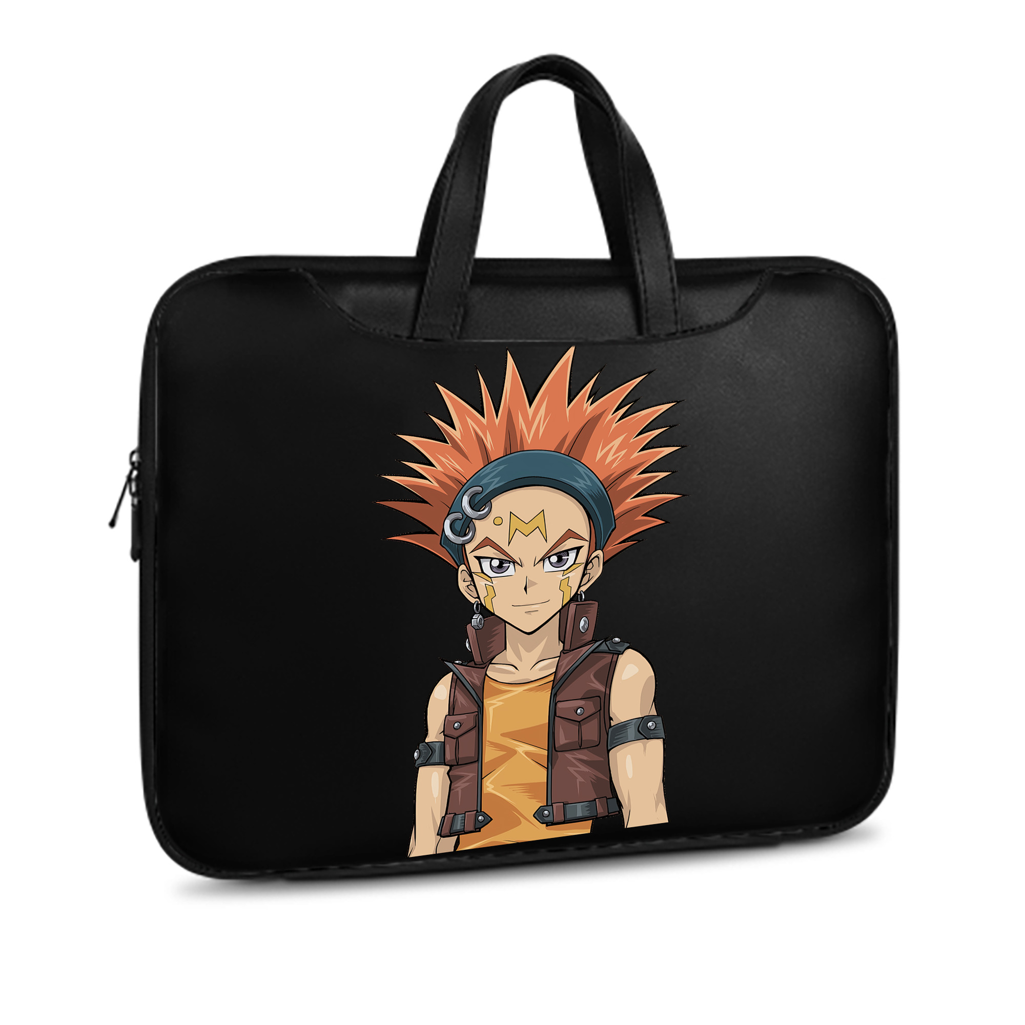 （画像用） 遊☆戯☆王 Yu-Gi-Oh! レザーラップトップバッグ　ノートパソコンケース