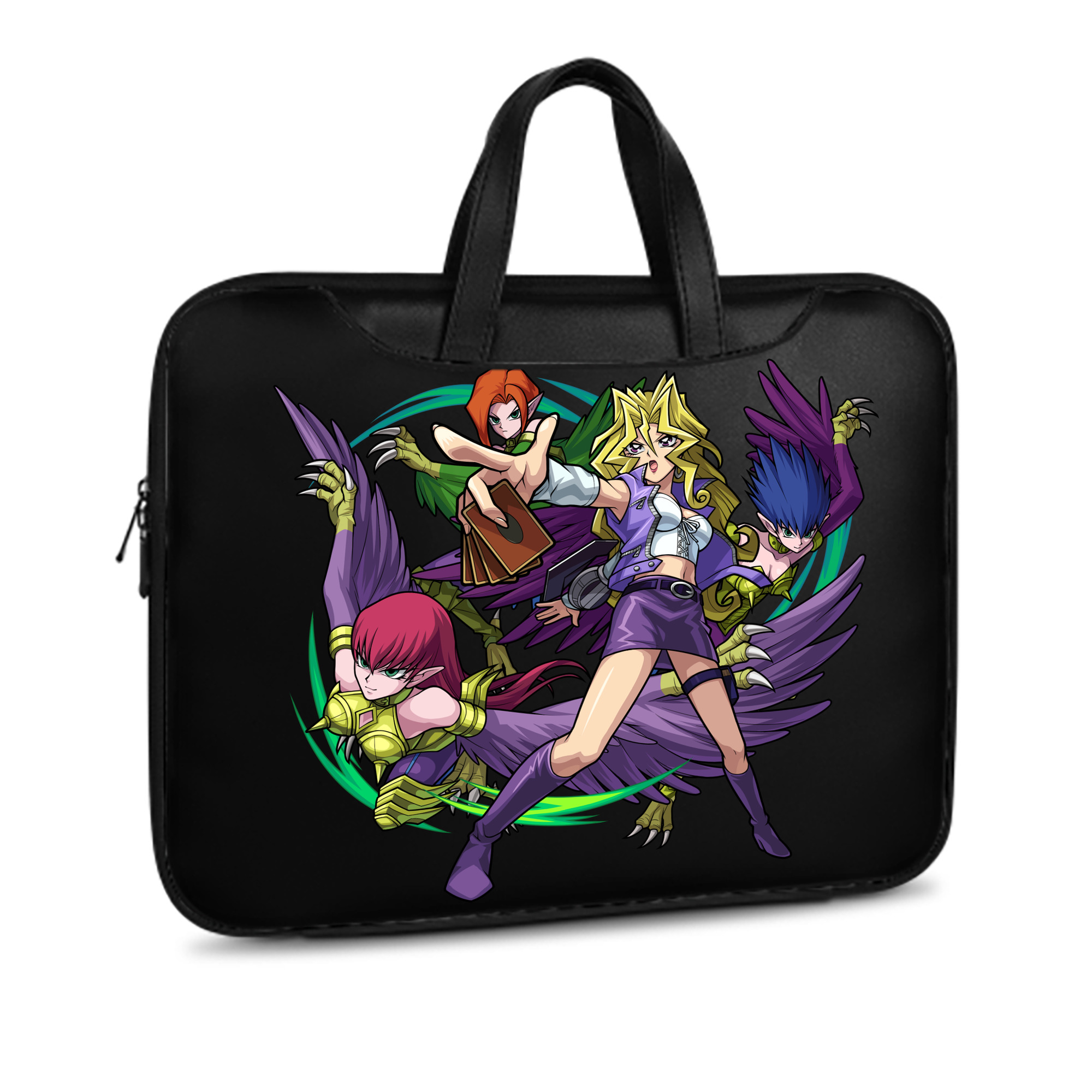 （画像用） 遊☆戯☆王 Yu-Gi-Oh! レザーラップトップバッグ　ノートパソコンケース