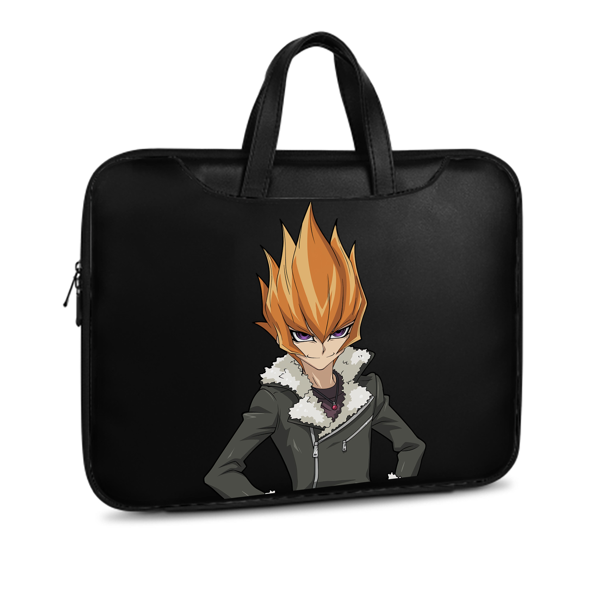 （画像用） 遊☆戯☆王 Yu-Gi-Oh! レザーラップトップバッグ　ノートパソコンケース