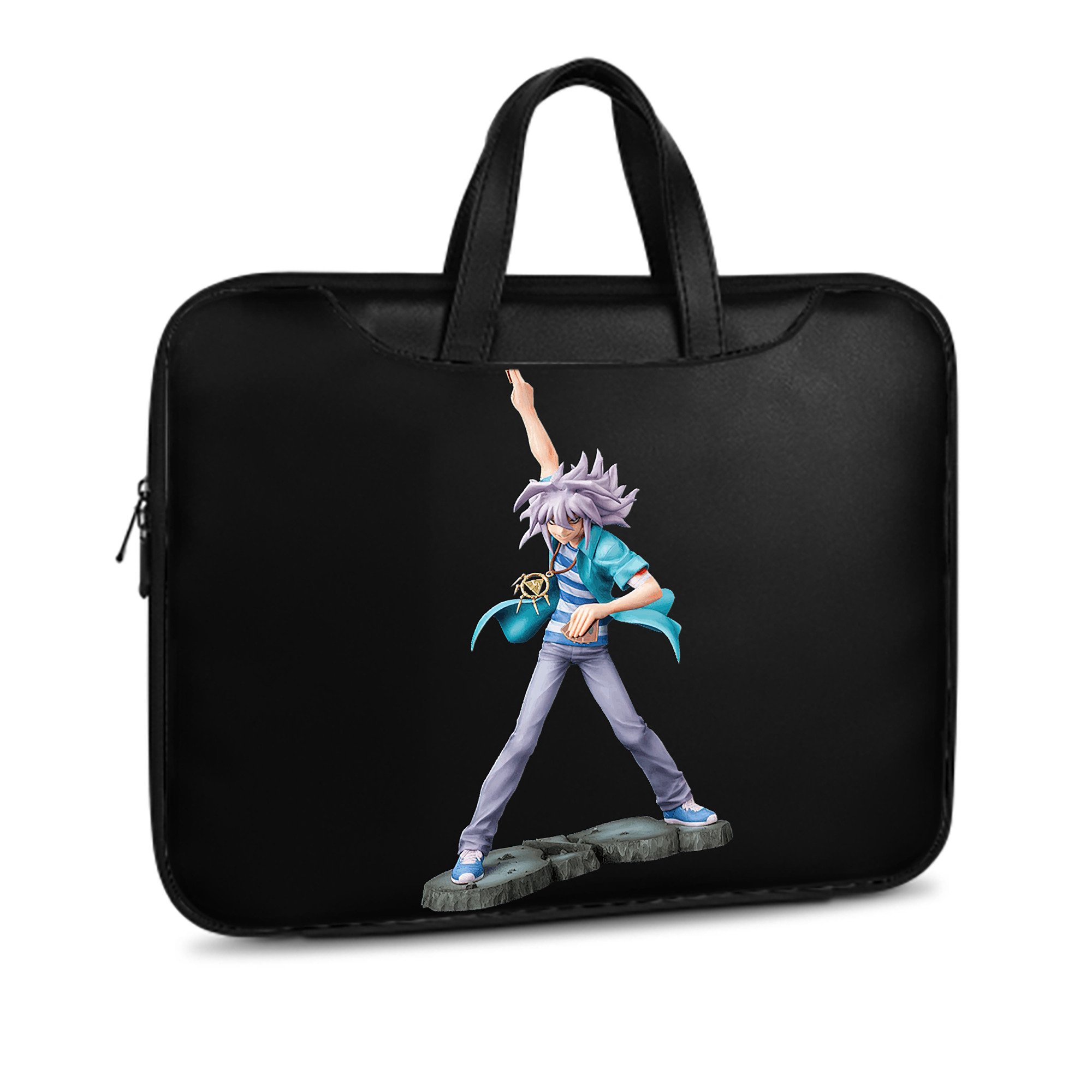 （画像用） 遊☆戯☆王 Yu-Gi-Oh! レザーラップトップバッグ　ノートパソコンケース