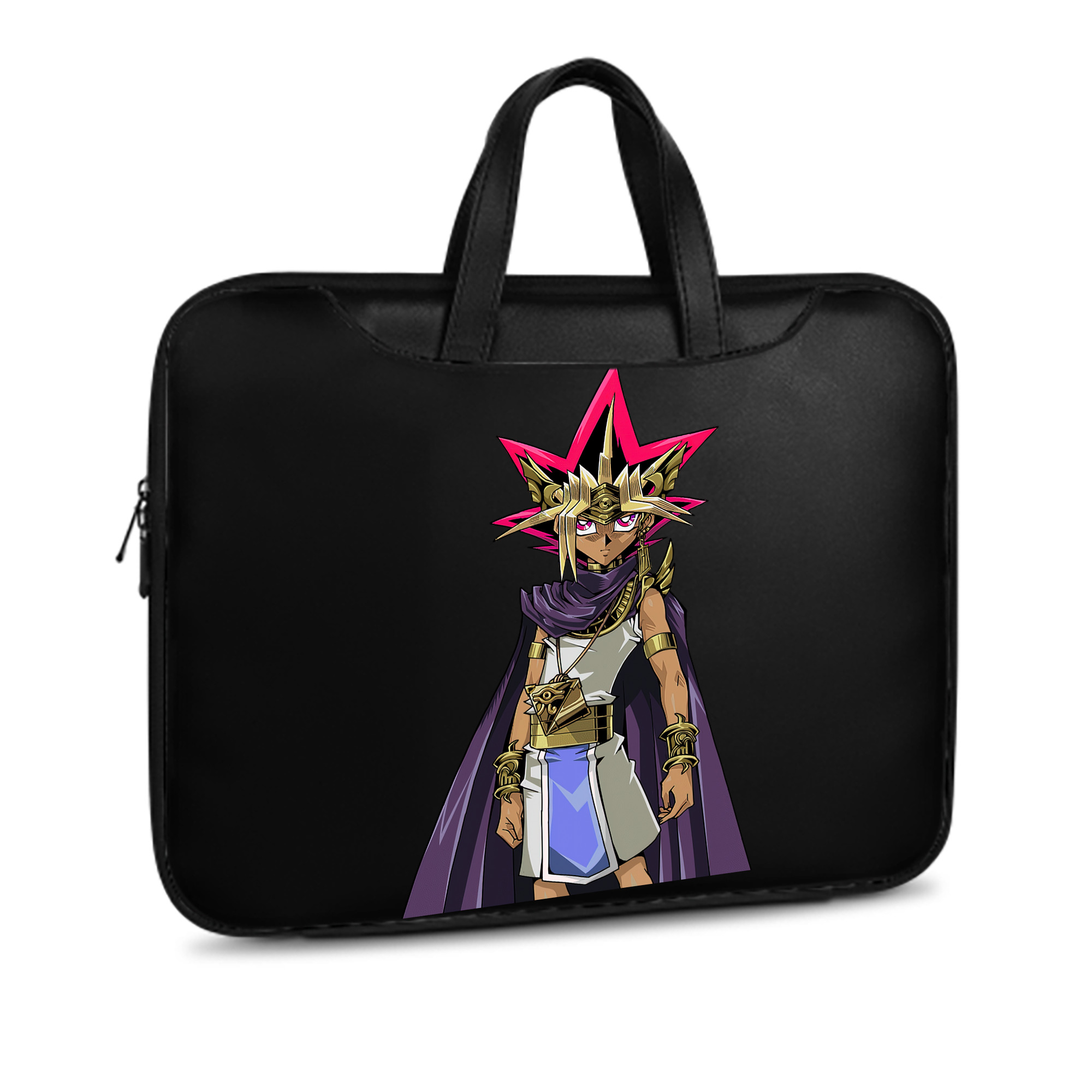 （画像用） 遊☆戯☆王 Yu-Gi-Oh! レザーラップトップバッグ　ノートパソコンケース