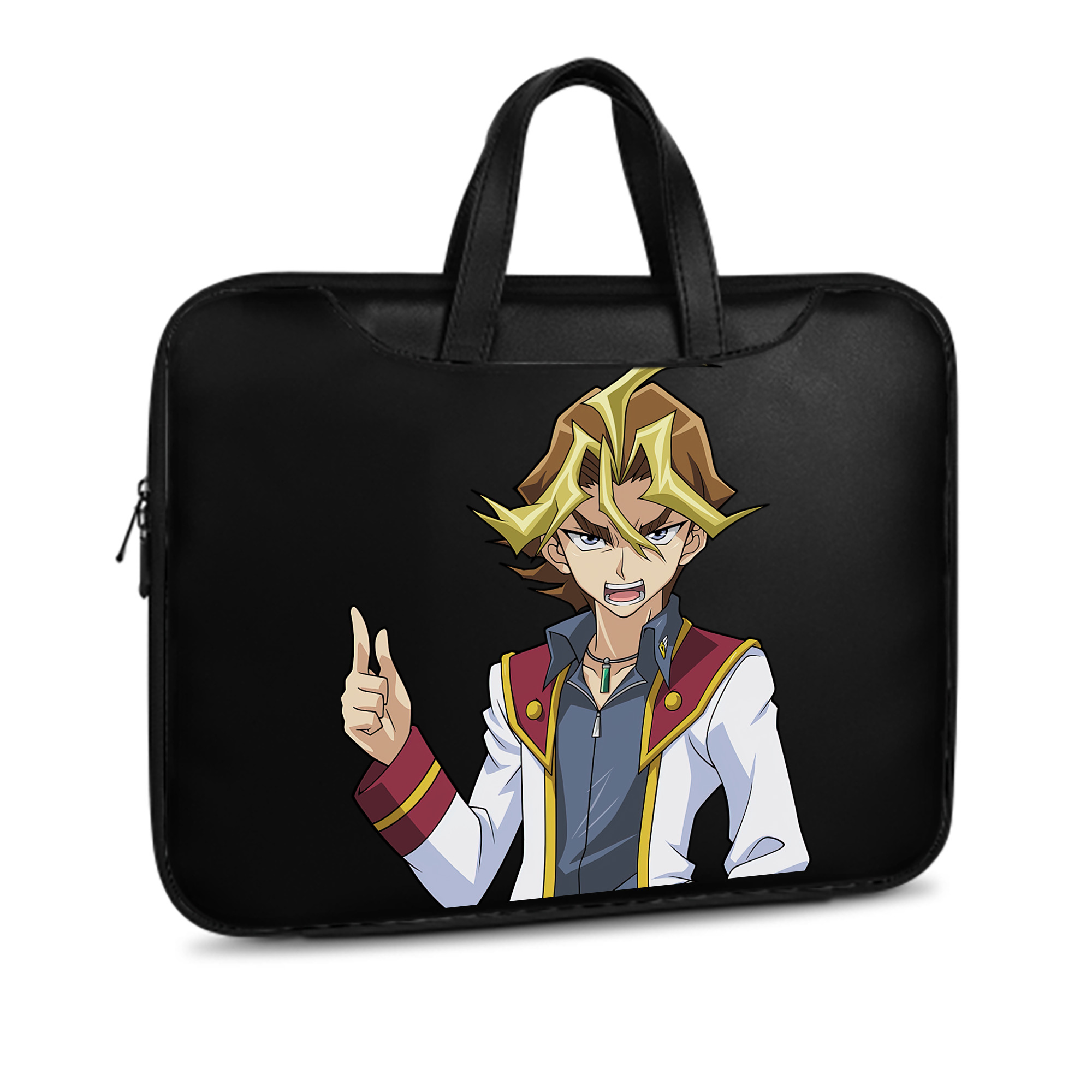（画像用） 遊☆戯☆王 Yu-Gi-Oh! レザーラップトップバッグ　ノートパソコンケース