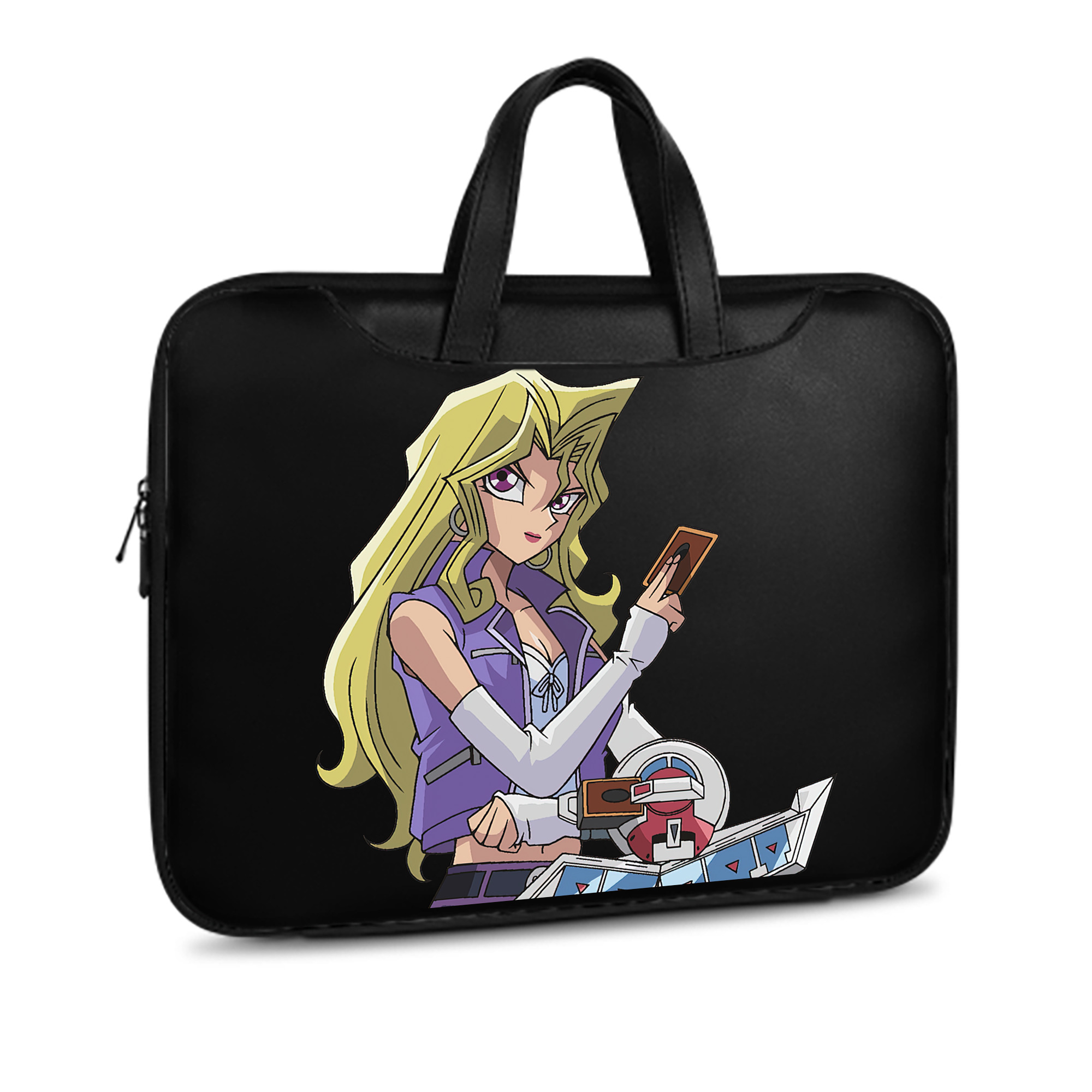 （画像用） 遊☆戯☆王 Yu-Gi-Oh! レザーラップトップバッグ　ノートパソコンケース