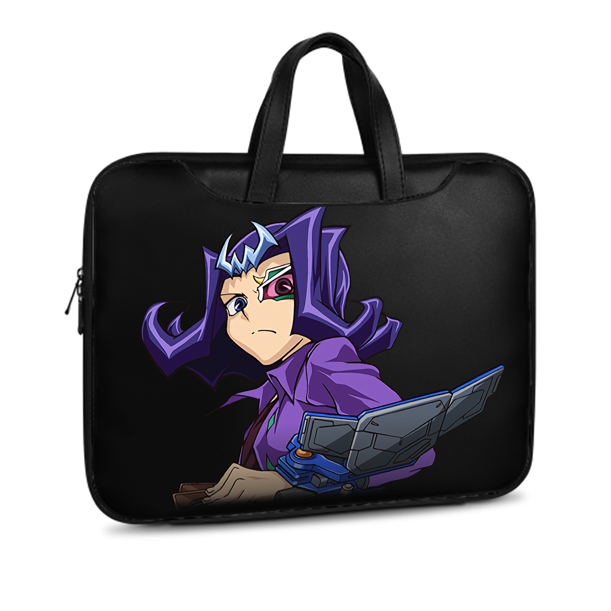（画像用） 遊☆戯☆王 Yu-Gi-Oh! レザーラップトップバッグ　ノートパソコンケース