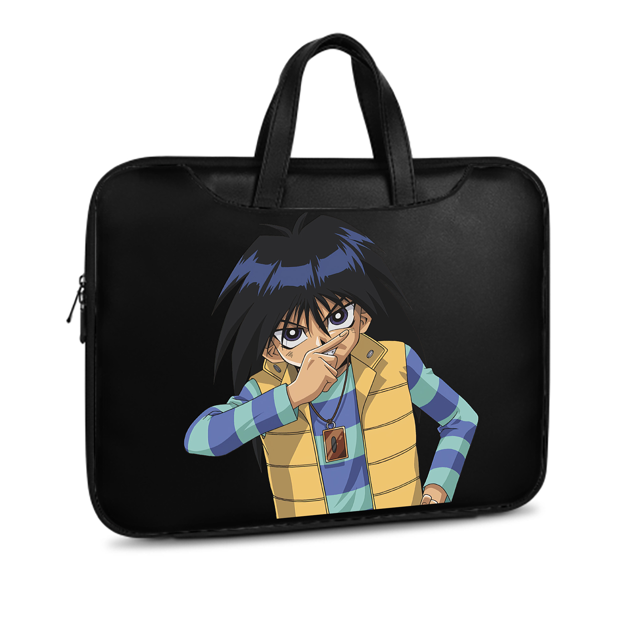 （画像用） 遊☆戯☆王 Yu-Gi-Oh! レザーラップトップバッグ　ノートパソコンケース