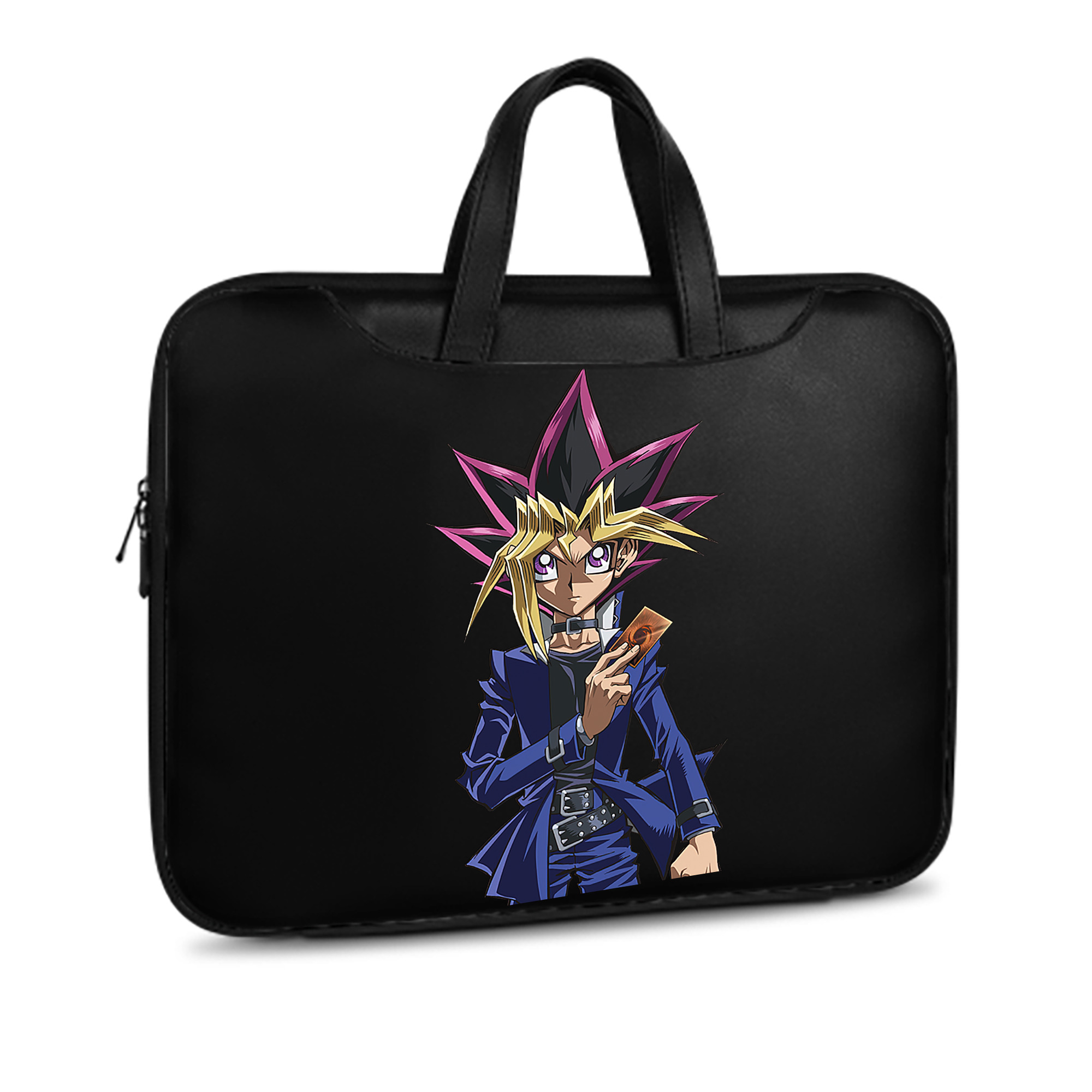 （画像用） 遊☆戯☆王 Yu-Gi-Oh! レザーラップトップバッグ　ノートパソコンケース