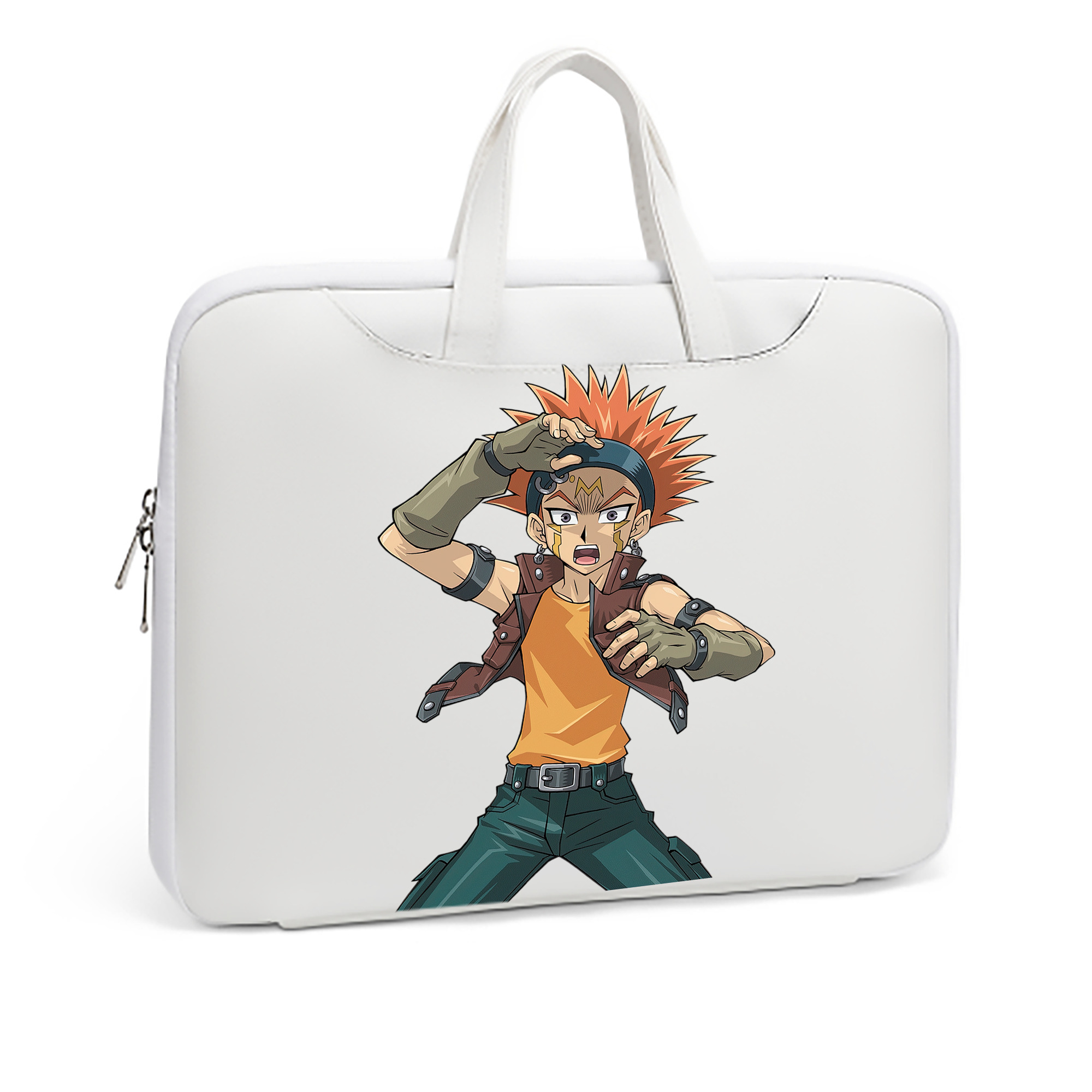 （画像用） 遊☆戯☆王 Yu-Gi-Oh! レザーラップトップバッグ　ノートパソコンケース