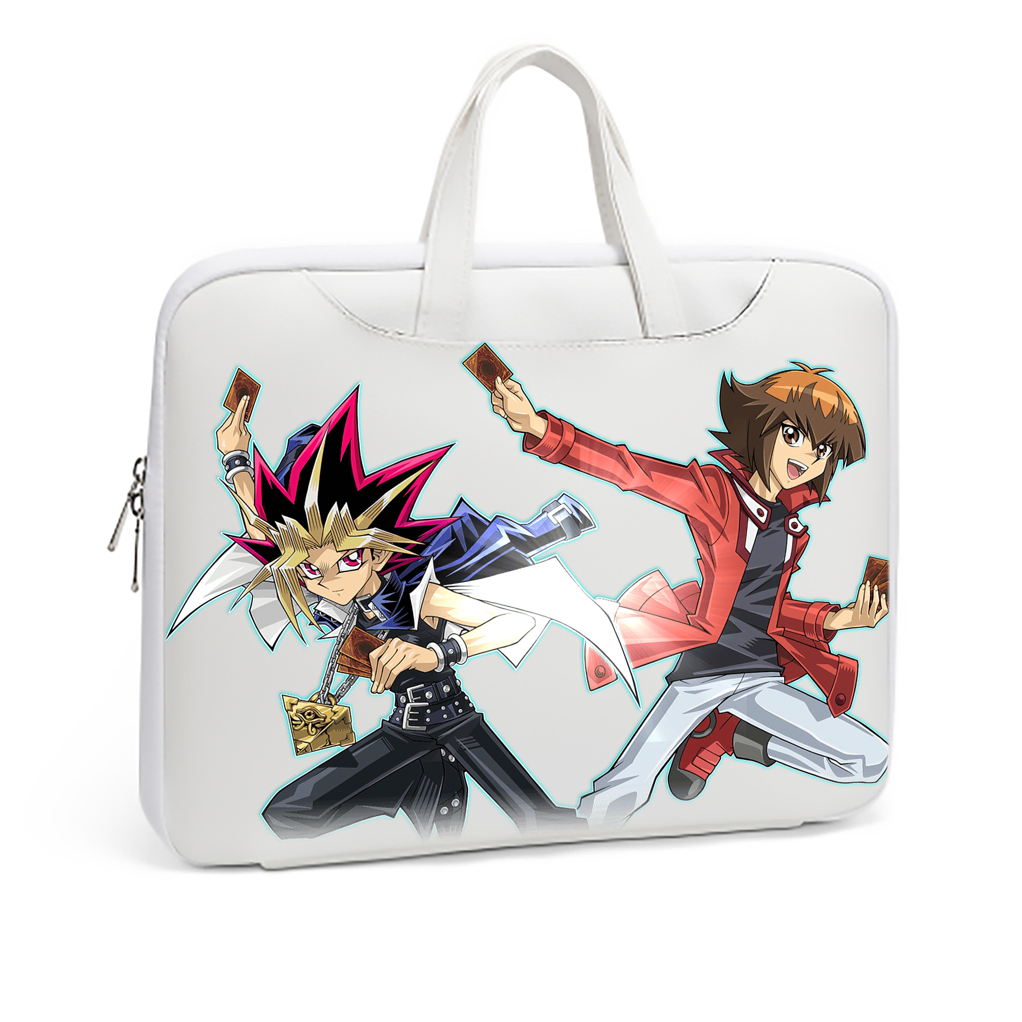 （画像用） 遊☆戯☆王 Yu-Gi-Oh! レザーラップトップバッグ　ノートパソコンケース