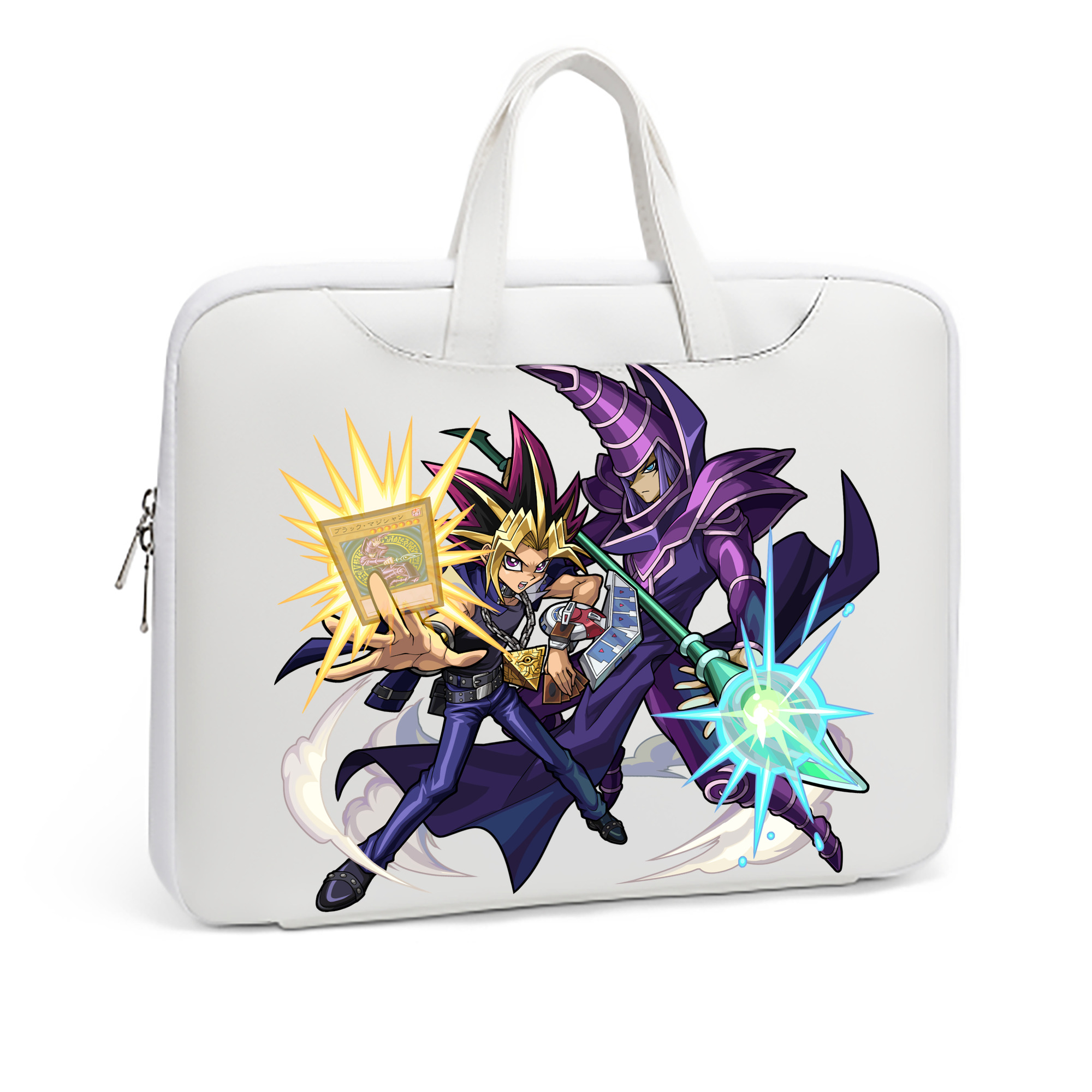（画像用） 遊☆戯☆王 Yu-Gi-Oh! レザーラップトップバッグ　ノートパソコンケース