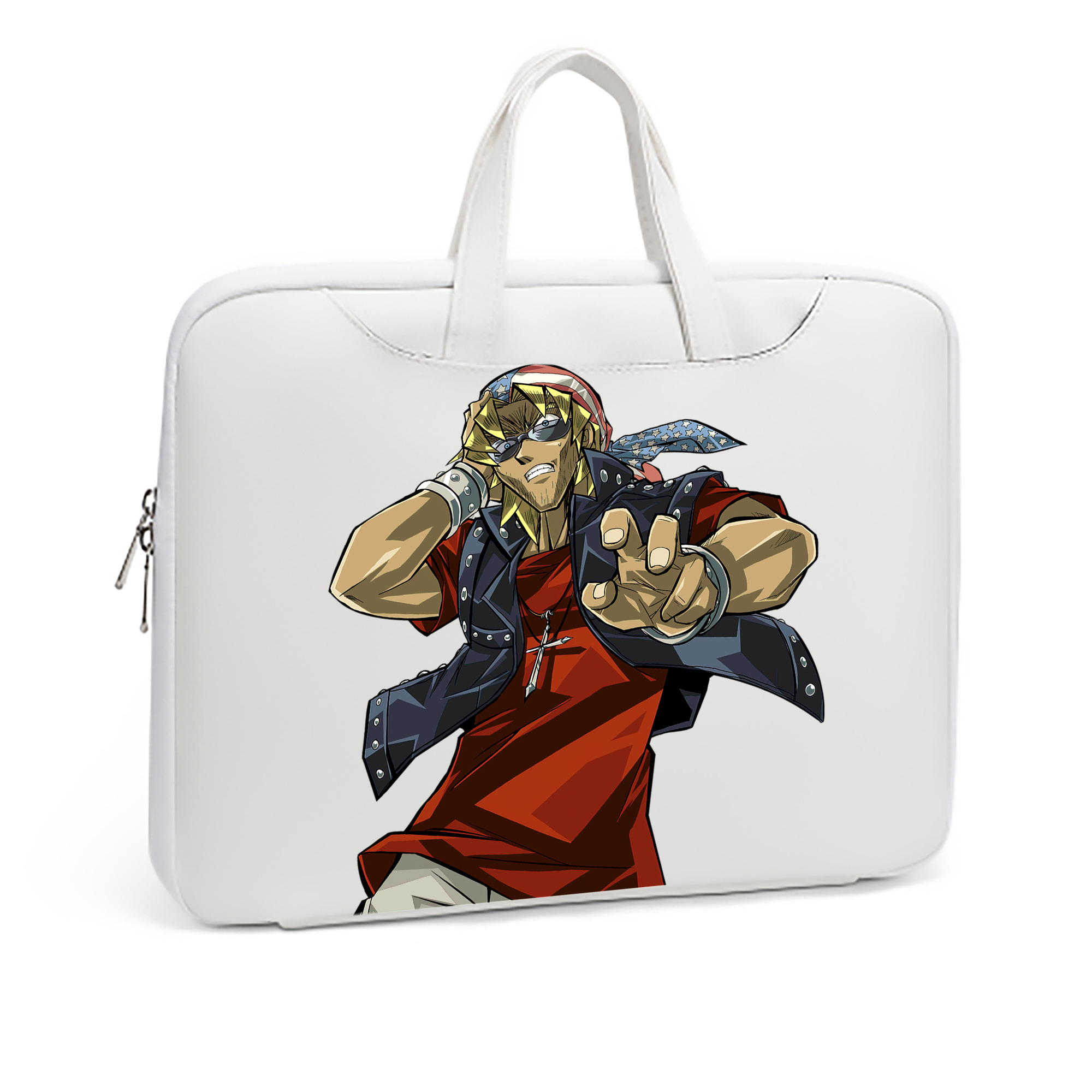 （画像用） 遊☆戯☆王 Yu-Gi-Oh! レザーラップトップバッグ　ノートパソコンケース
