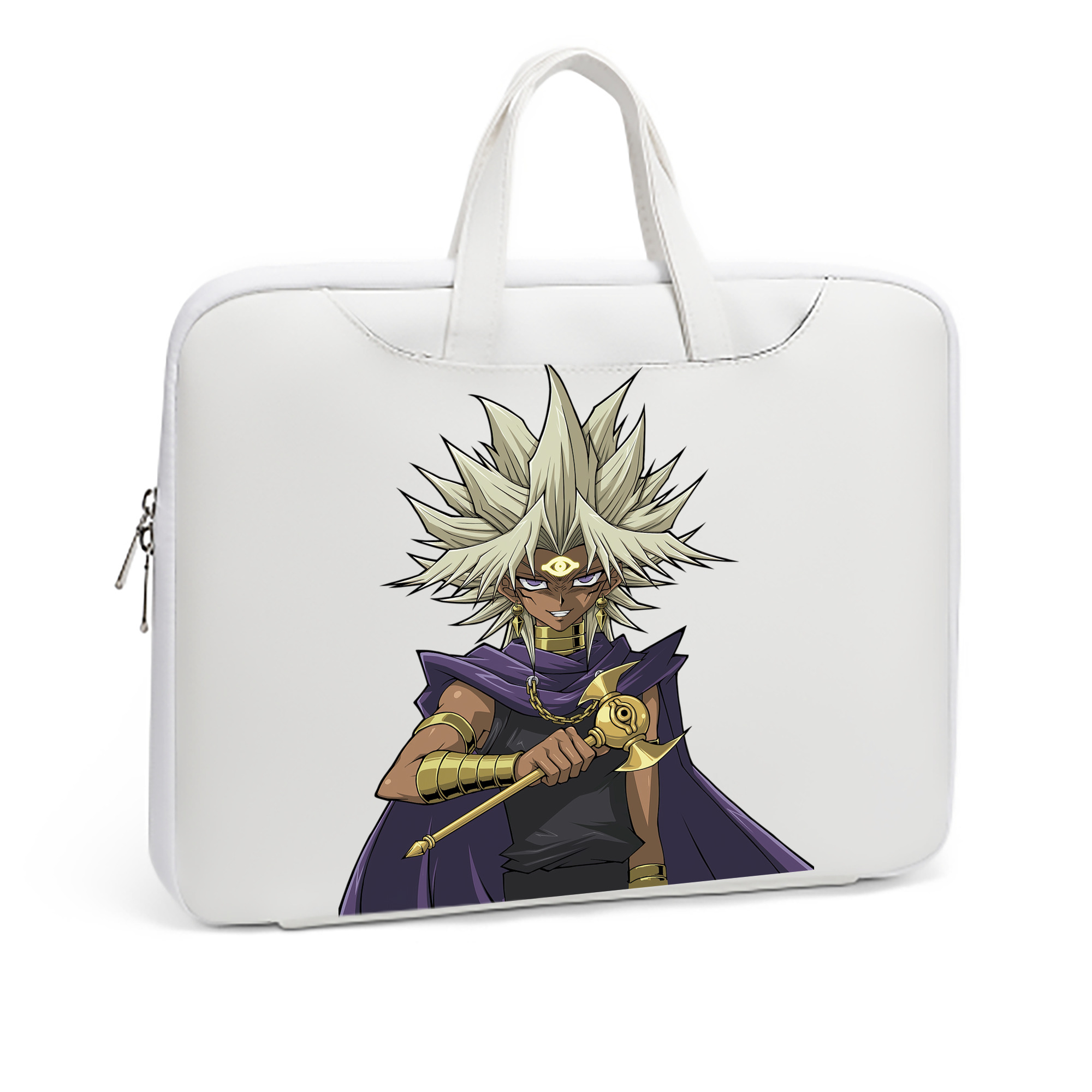 （画像用） 遊☆戯☆王 Yu-Gi-Oh! レザーラップトップバッグ　ノートパソコンケース