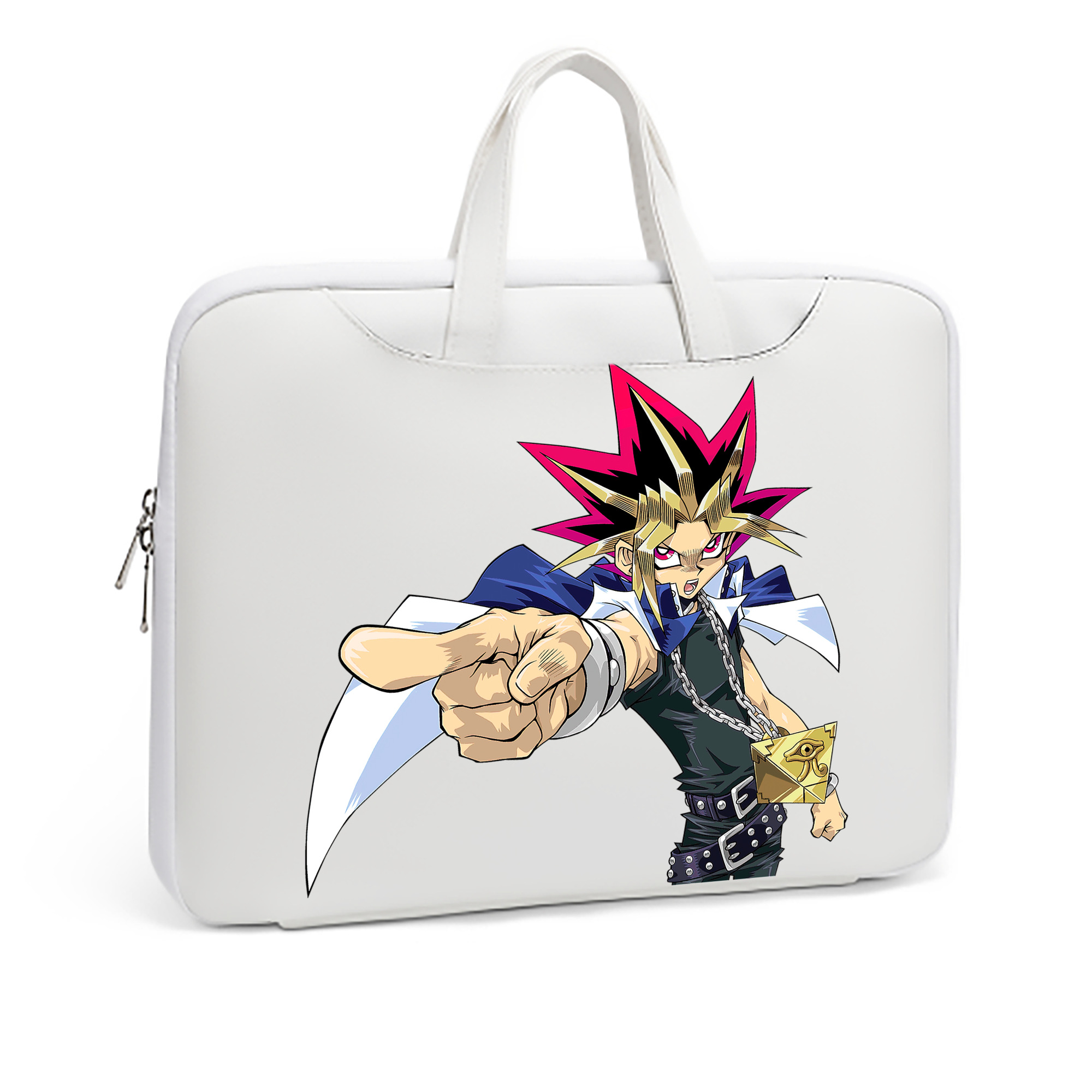 （画像用） 遊☆戯☆王 Yu-Gi-Oh! レザーラップトップバッグ　ノートパソコンケース