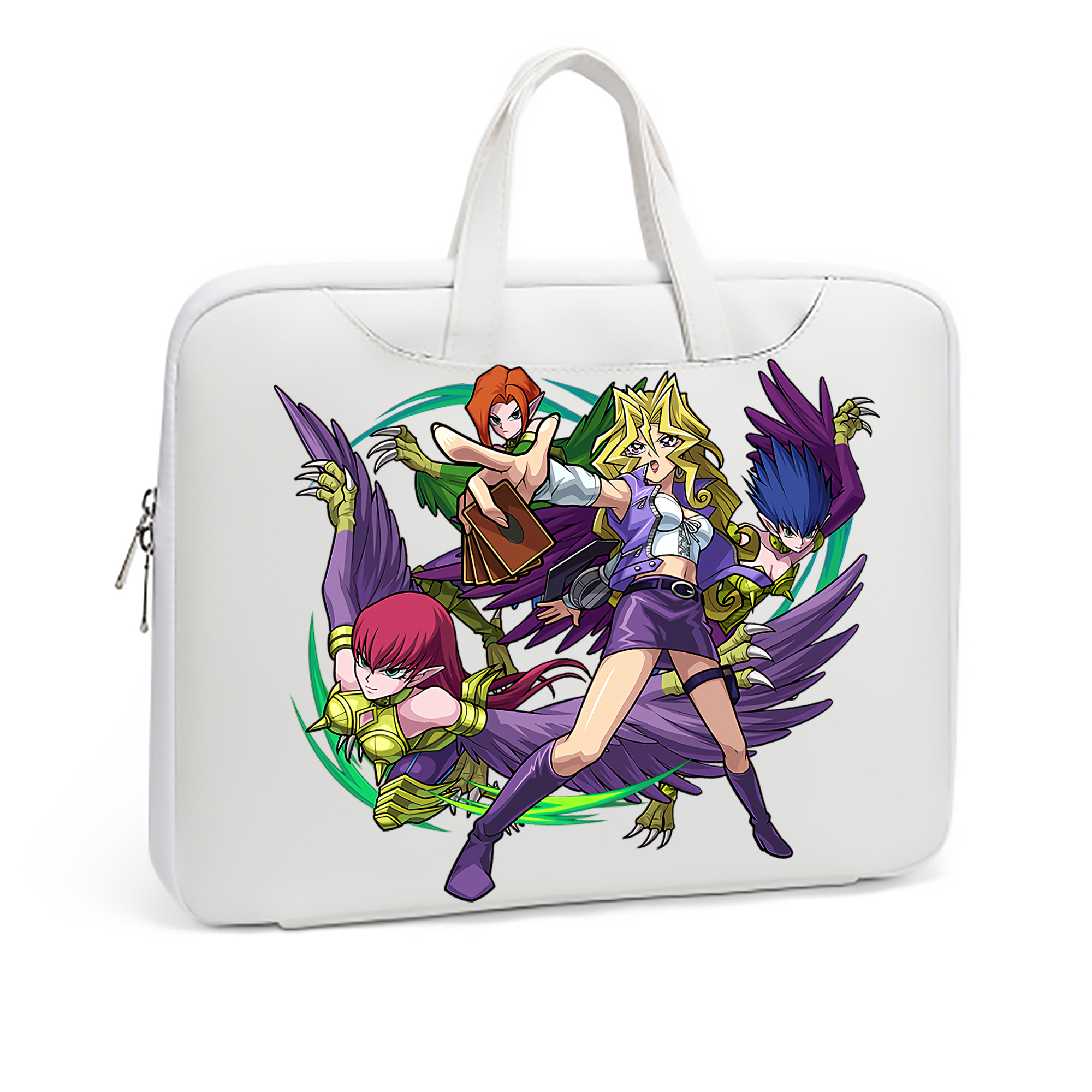 （画像用） 遊☆戯☆王 Yu-Gi-Oh! レザーラップトップバッグ　ノートパソコンケース