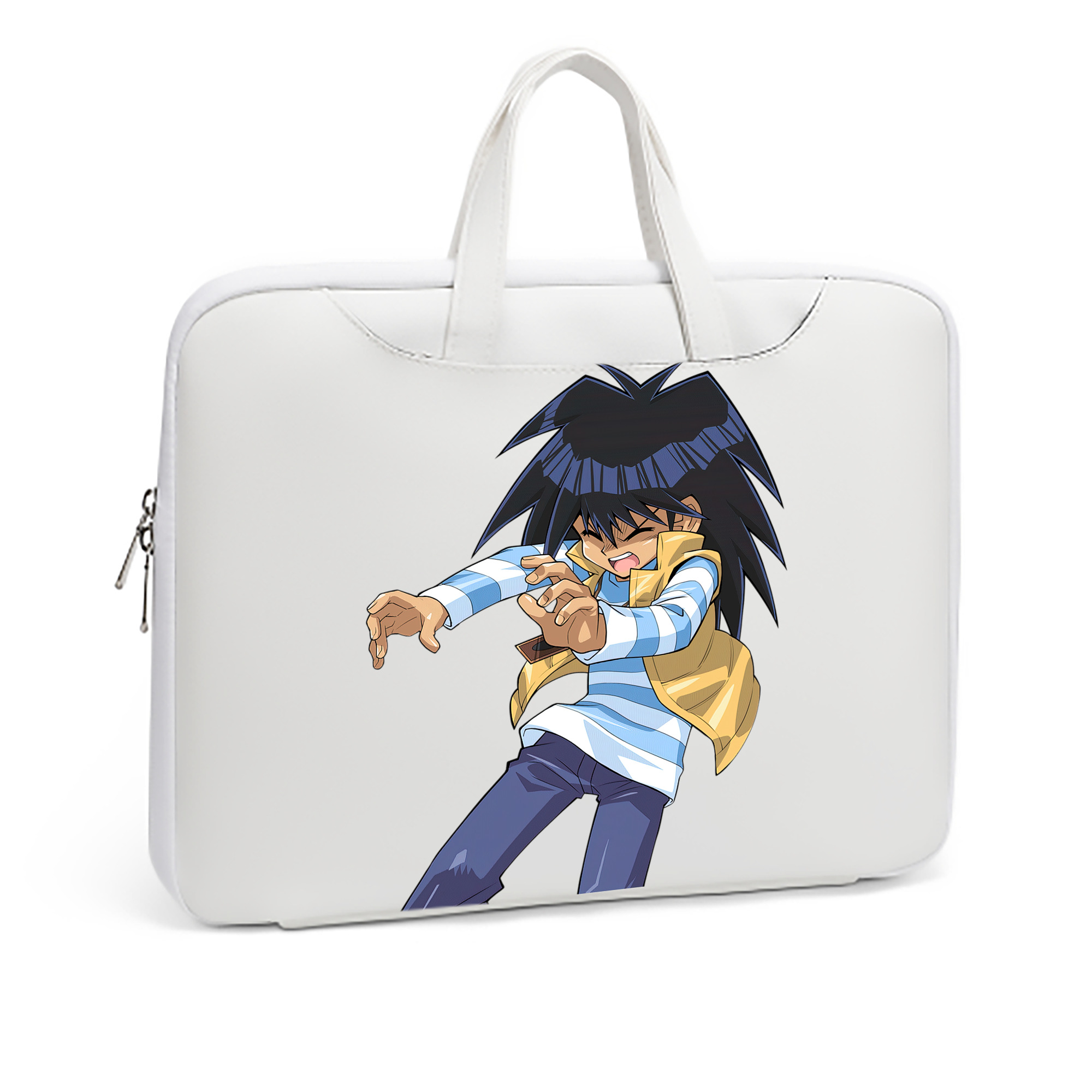 （画像用） 遊☆戯☆王 Yu-Gi-Oh! レザーラップトップバッグ　ノートパソコンケース