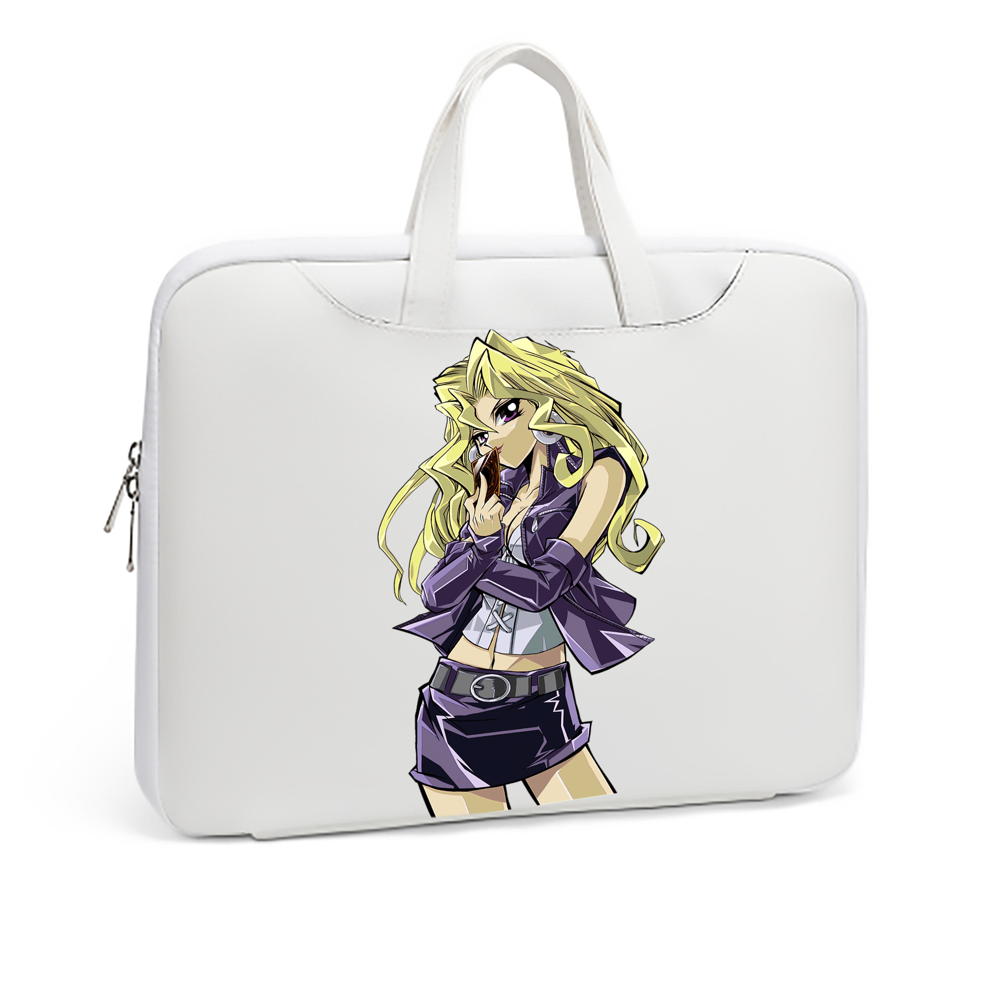 （画像用） 遊☆戯☆王 Yu-Gi-Oh! レザーラップトップバッグ　ノートパソコンケース