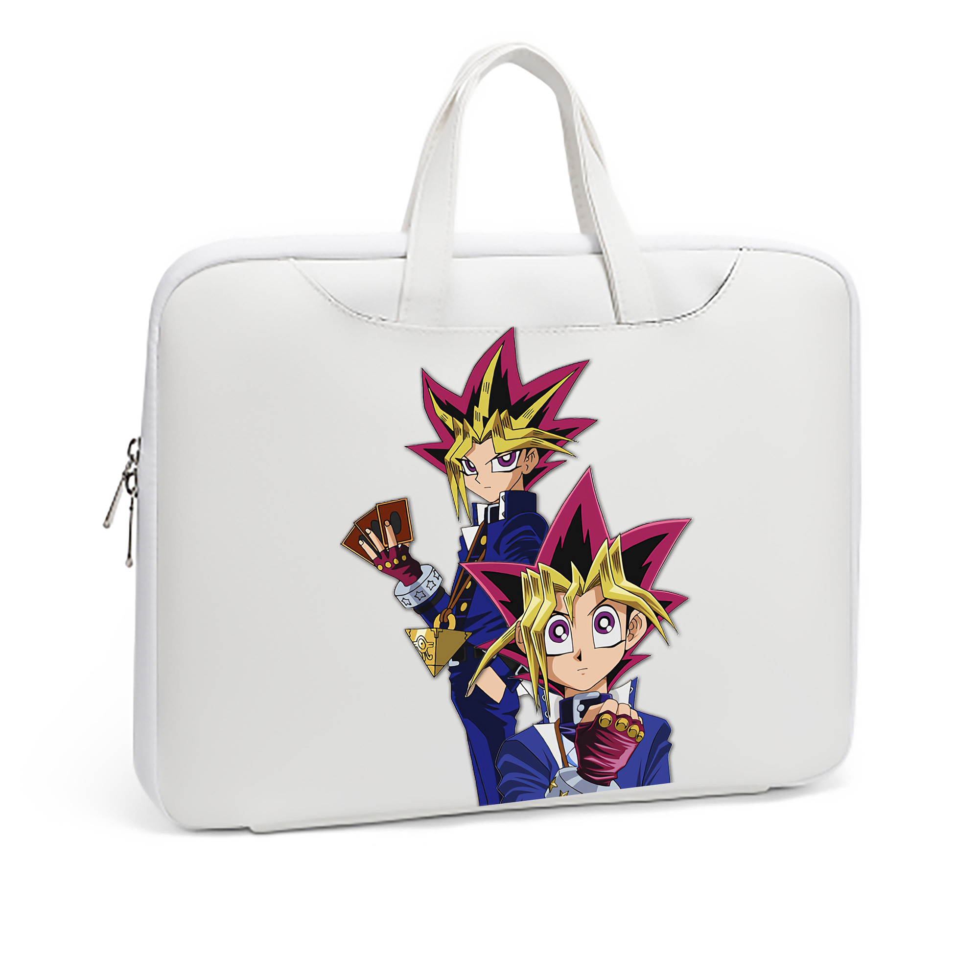 （画像用） 遊☆戯☆王 Yu-Gi-Oh! レザーラップトップバッグ　ノートパソコンケース