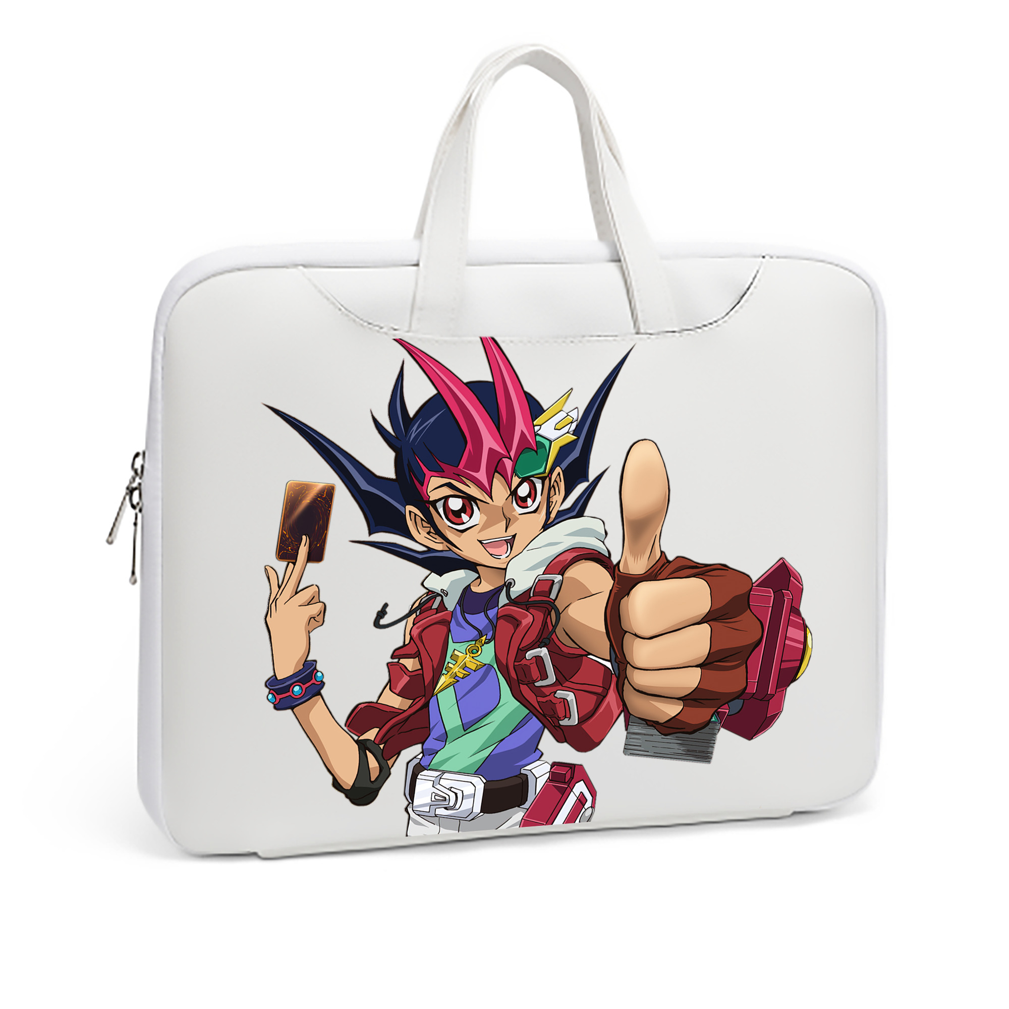 （画像用） 遊☆戯☆王 Yu-Gi-Oh! レザーラップトップバッグ　ノートパソコンケース