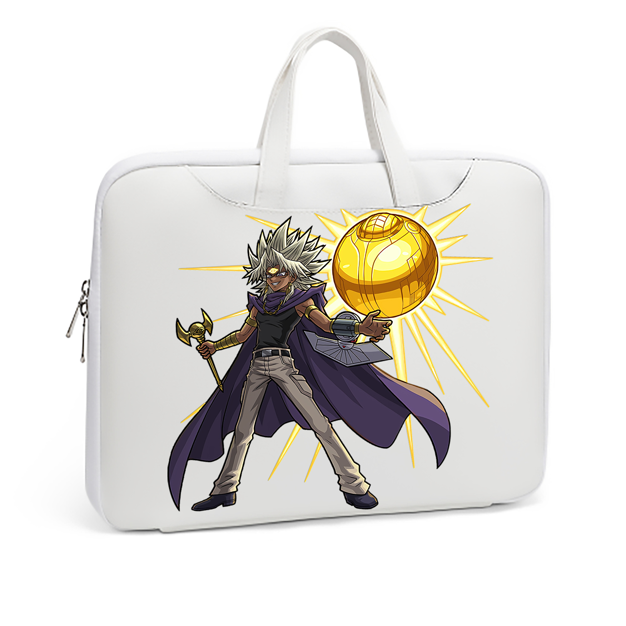 （画像用） 遊☆戯☆王 Yu-Gi-Oh! レザーラップトップバッグ　ノートパソコンケース